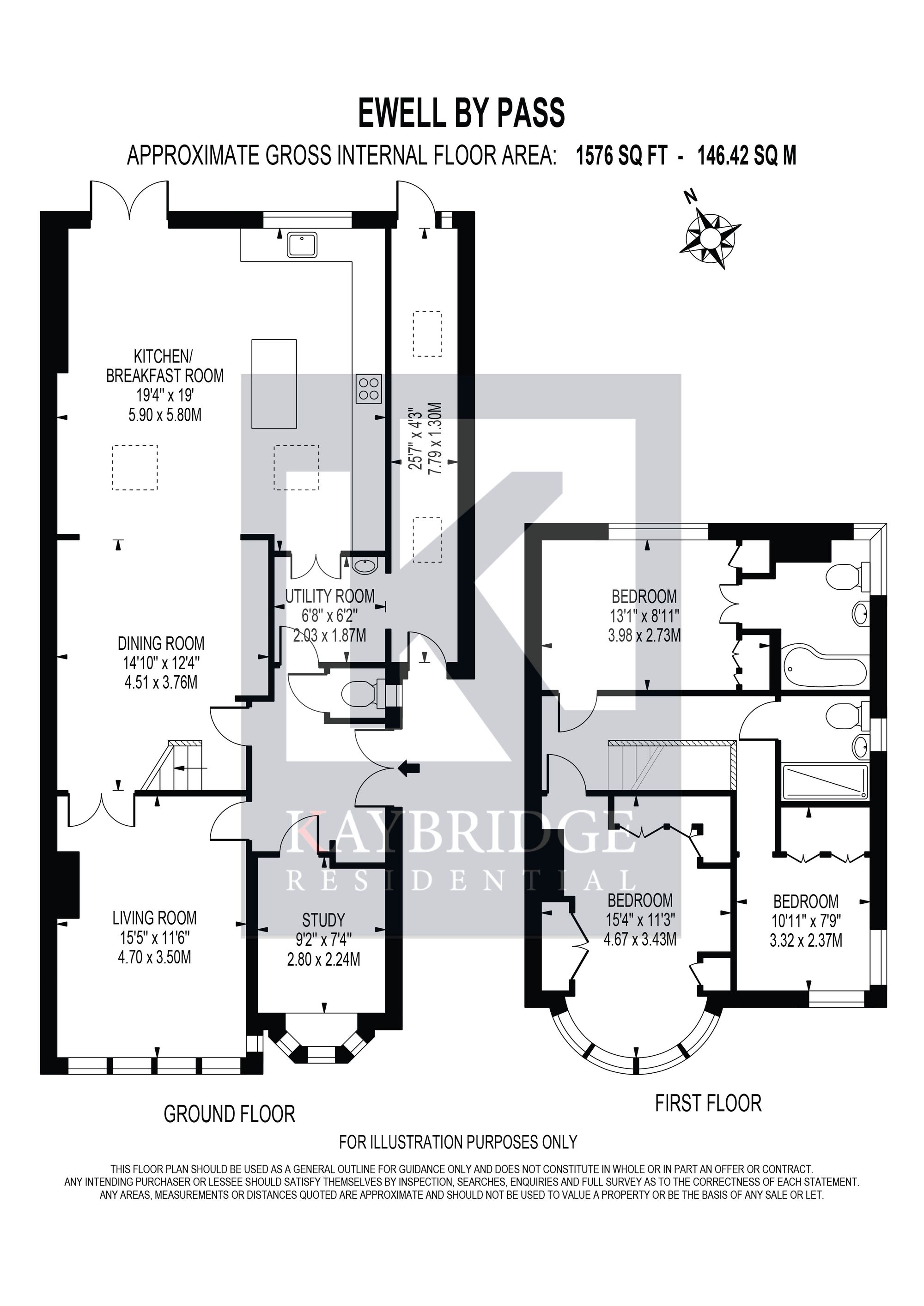 Ewell By Pass, Epsom, KT17 floorplan