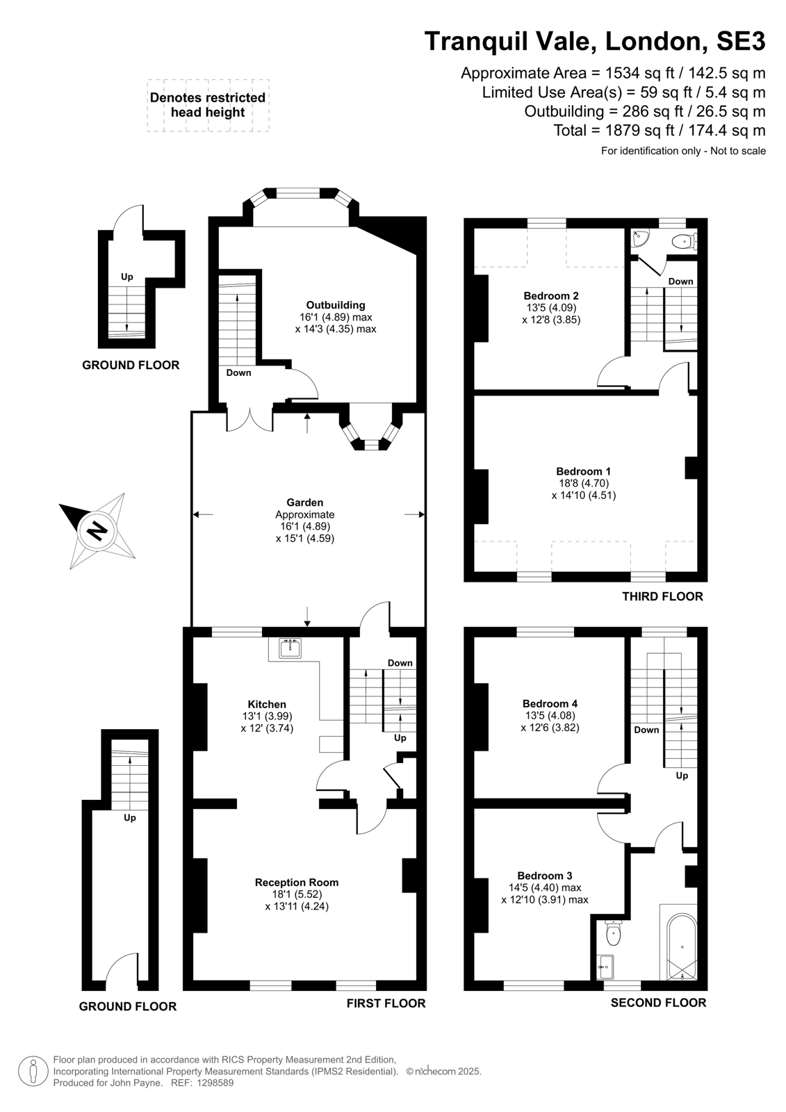 48A,, Tranquil Vale, London floorplan