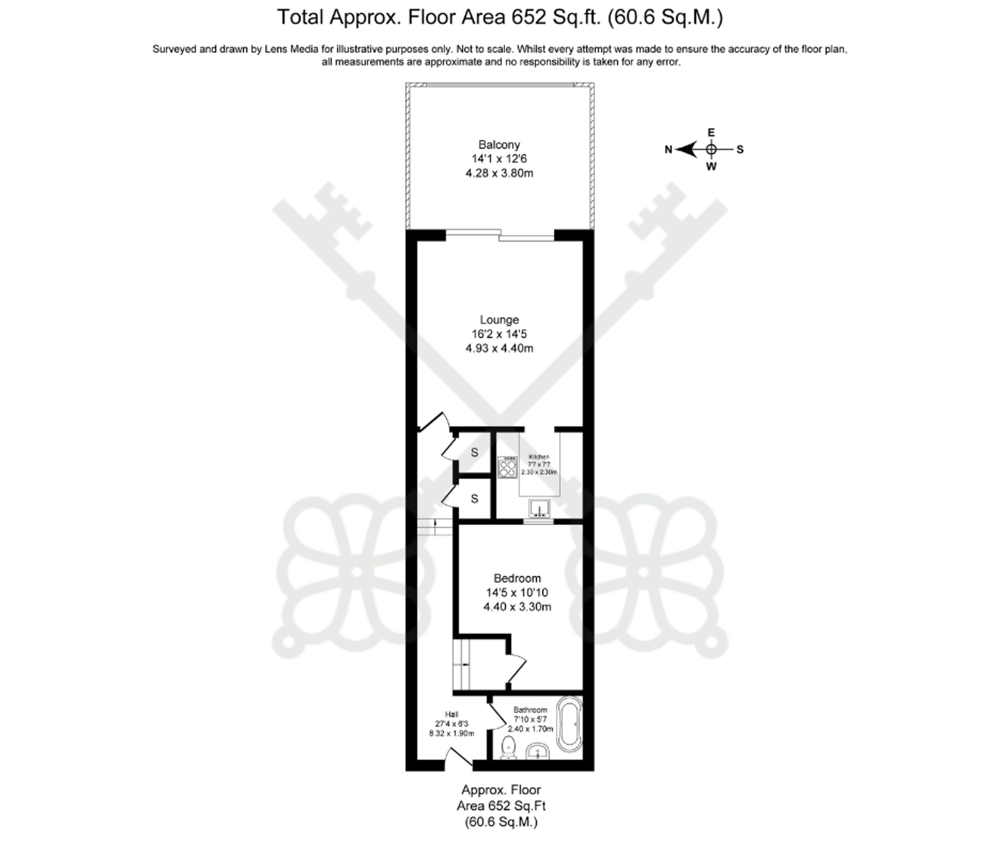 Apt 307, Holden Mill Blackburn Road, Bolton floorplan