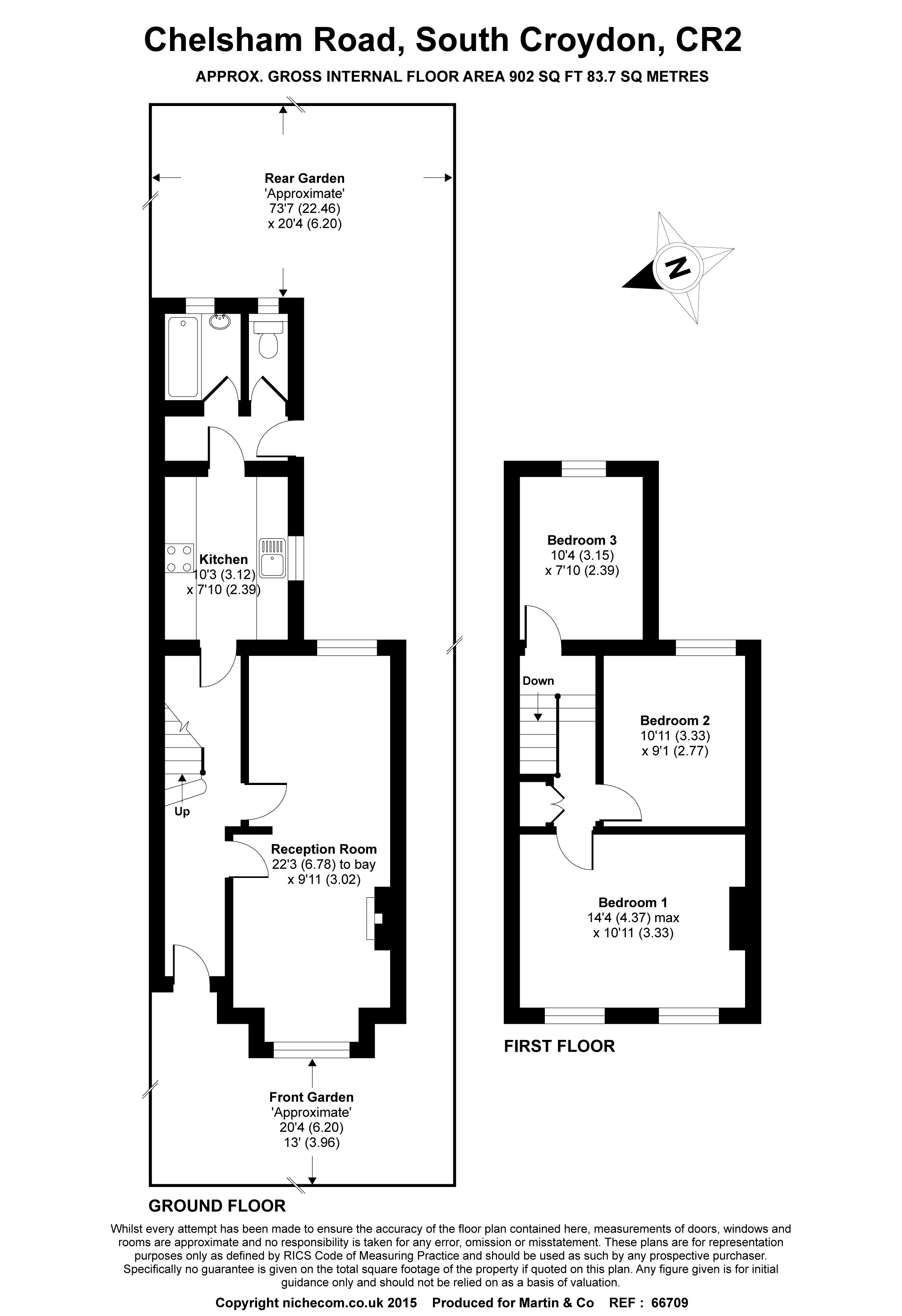 Free property report 59 Chelsham Road, South Croydon, CR2 6HZ Chimnie