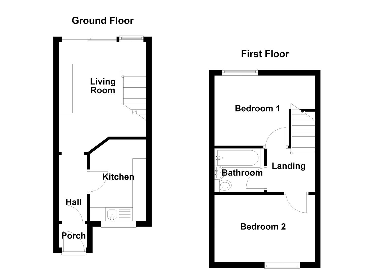 52, Swallow Walk, Biddulph floorplan