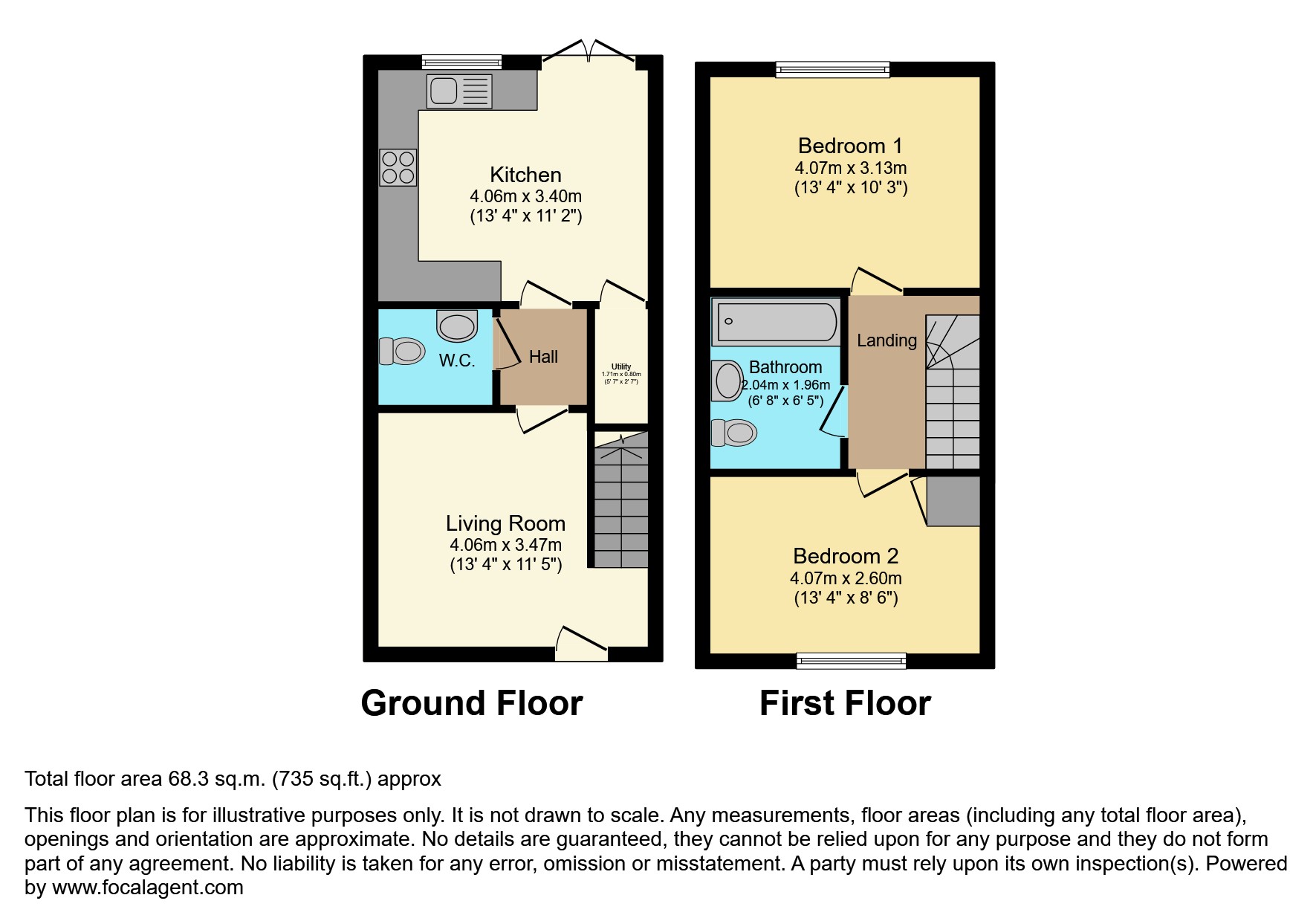 52, Duke Street, Kidderminster floorplan