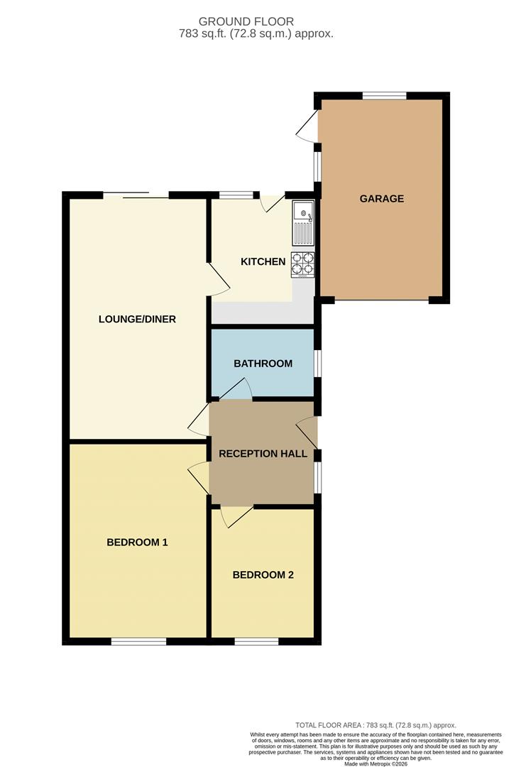 99, Marlborough Way, Ashby-De-La-Zouch floorplan