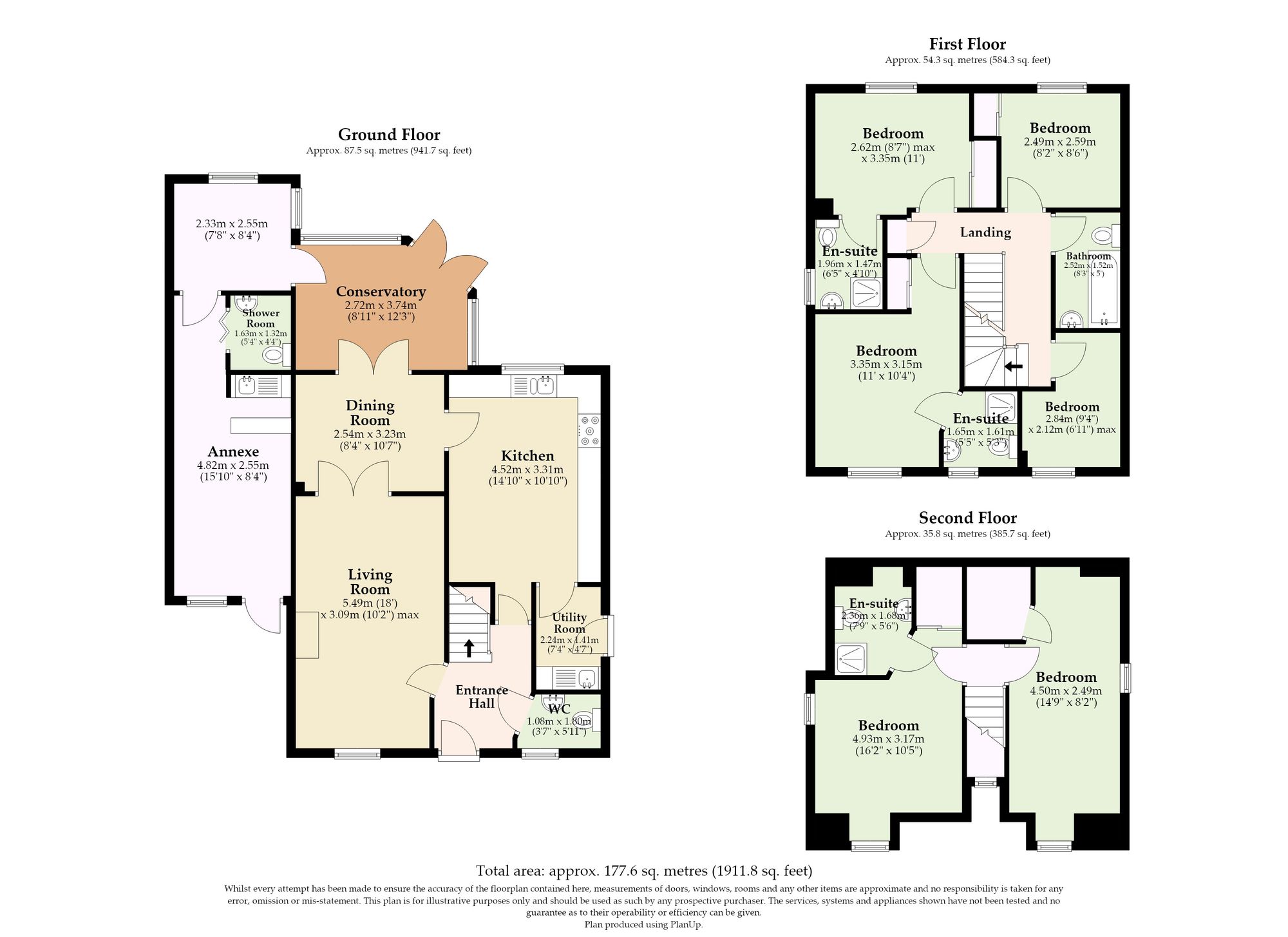 15 Matlock Dale, Lowestoft floorplan