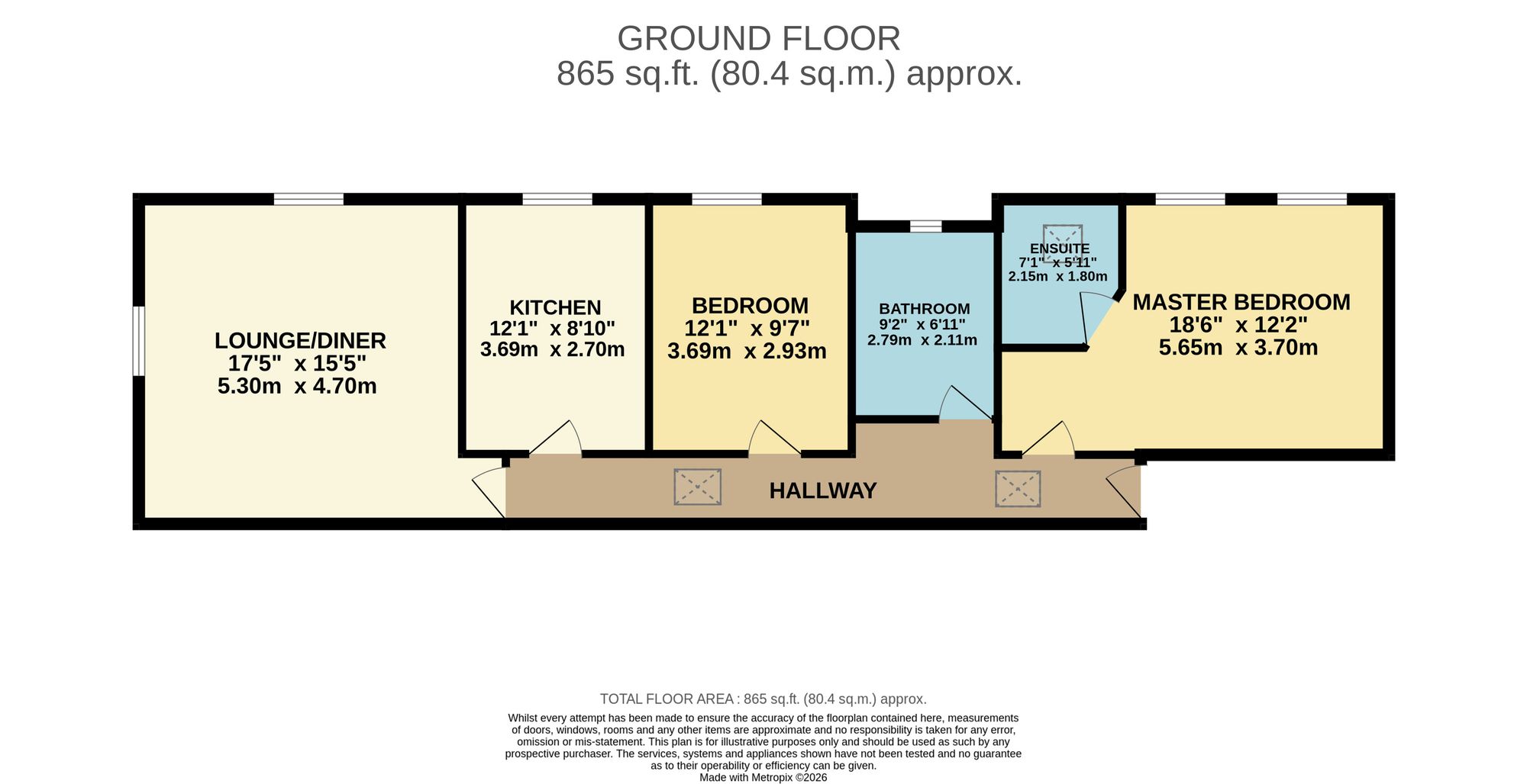 Flat 9, Bramley House, Bournemouth floorplan