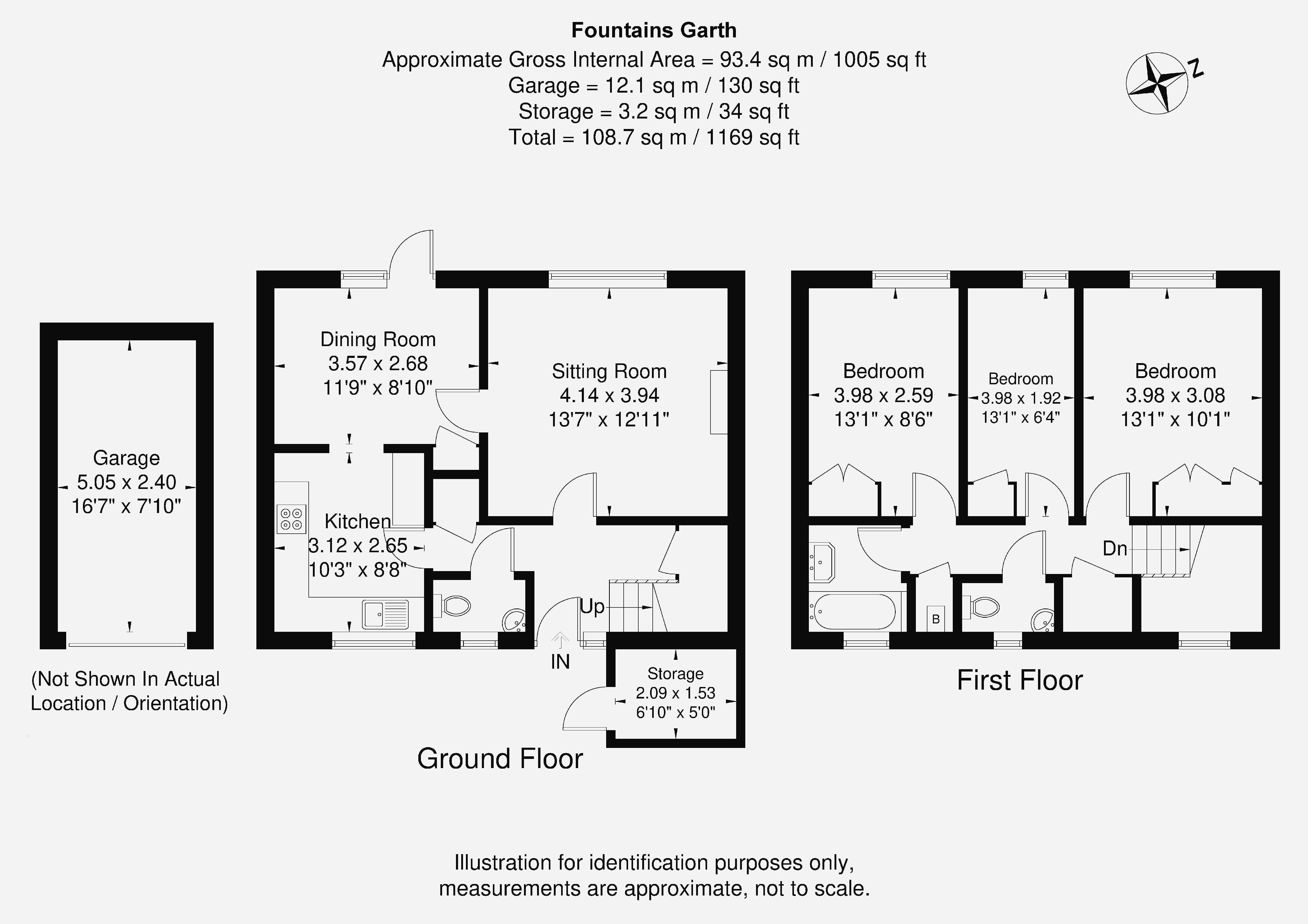 25, Fountains Garth, Bracknell floorplan