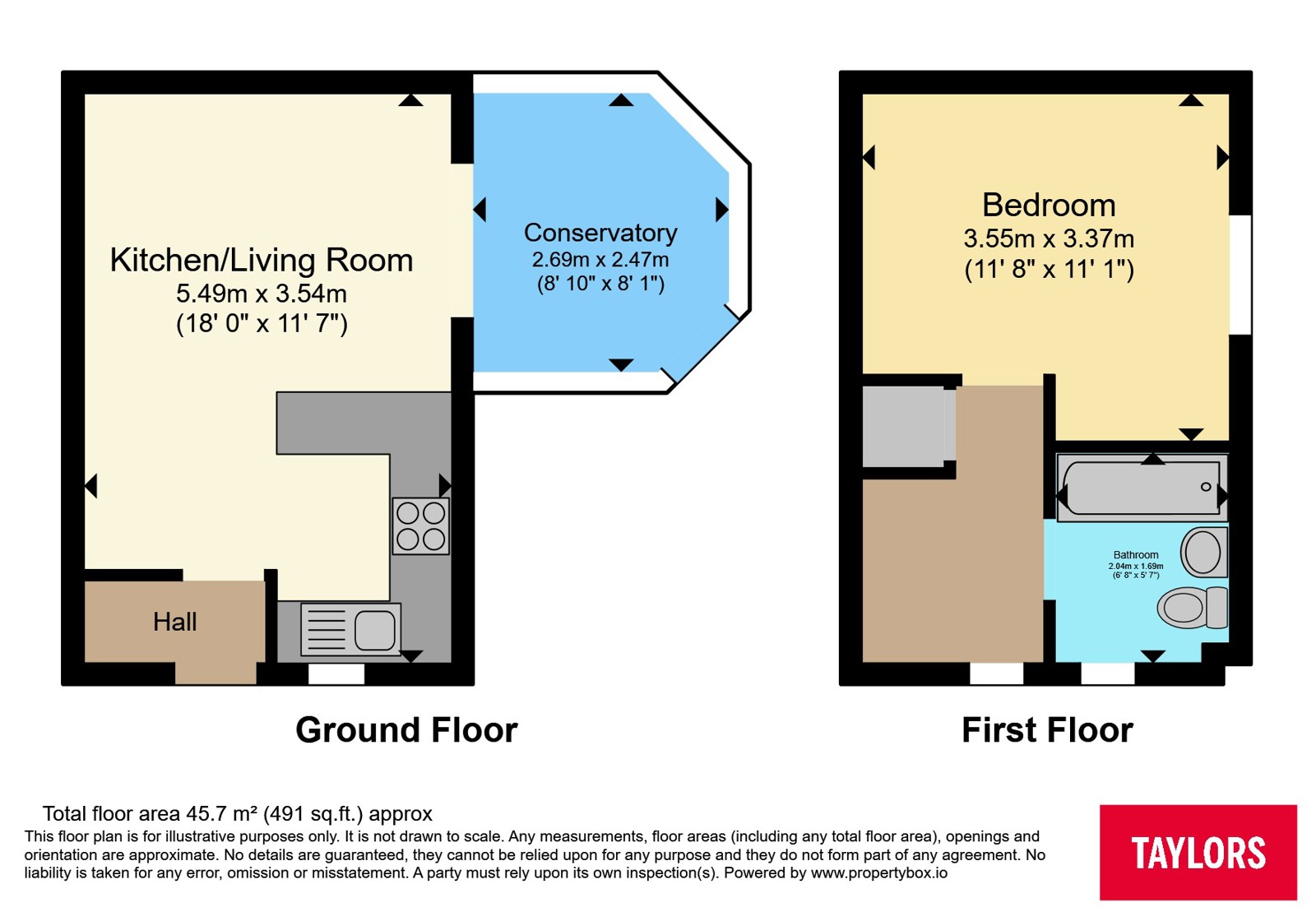 70, Rochelle Way, Northamptonshire floorplan