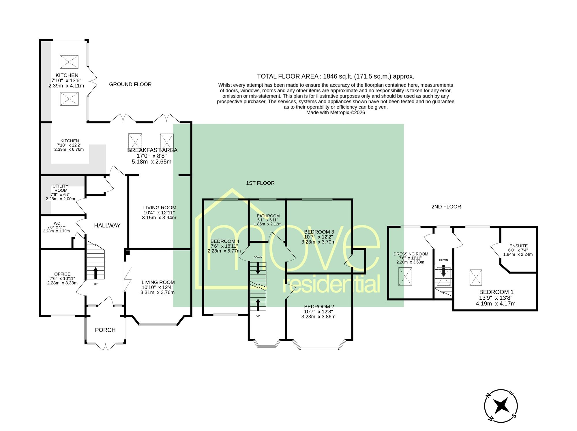 177 Raeburn Avenue, Wirral floorplan