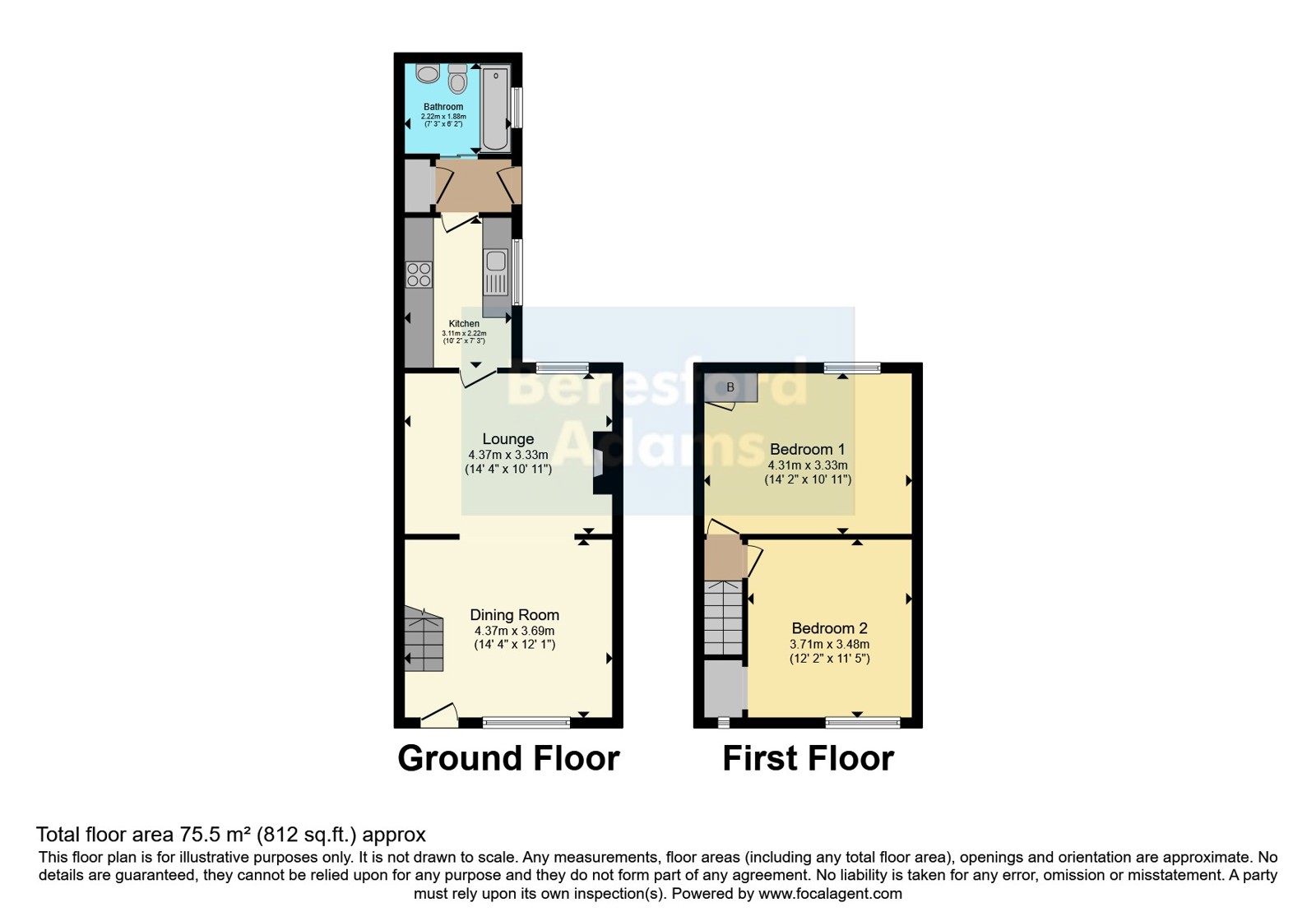 7, Chapel Road, Wrexham floorplan