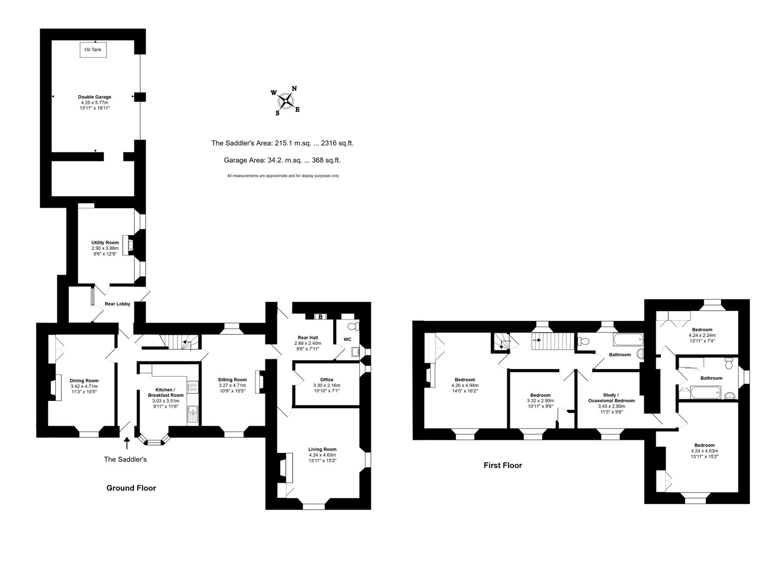 The Saddler's, The Street, Chippenham floorplan