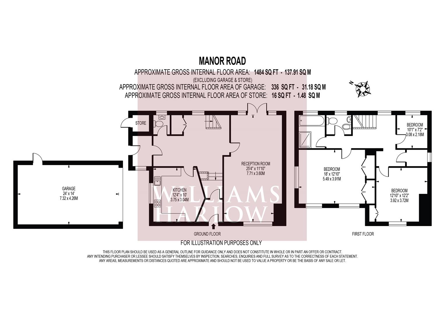 5, Manor Road, Sutton floorplan
