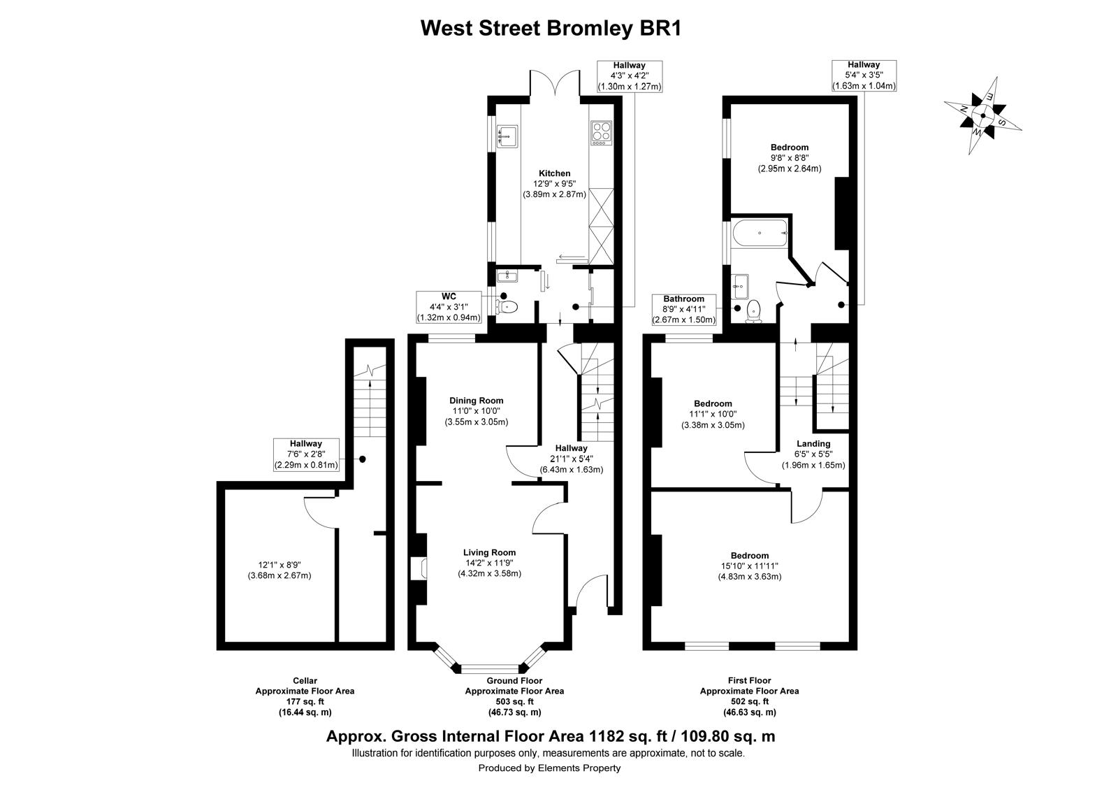 28, West Street, Bromley floorplan