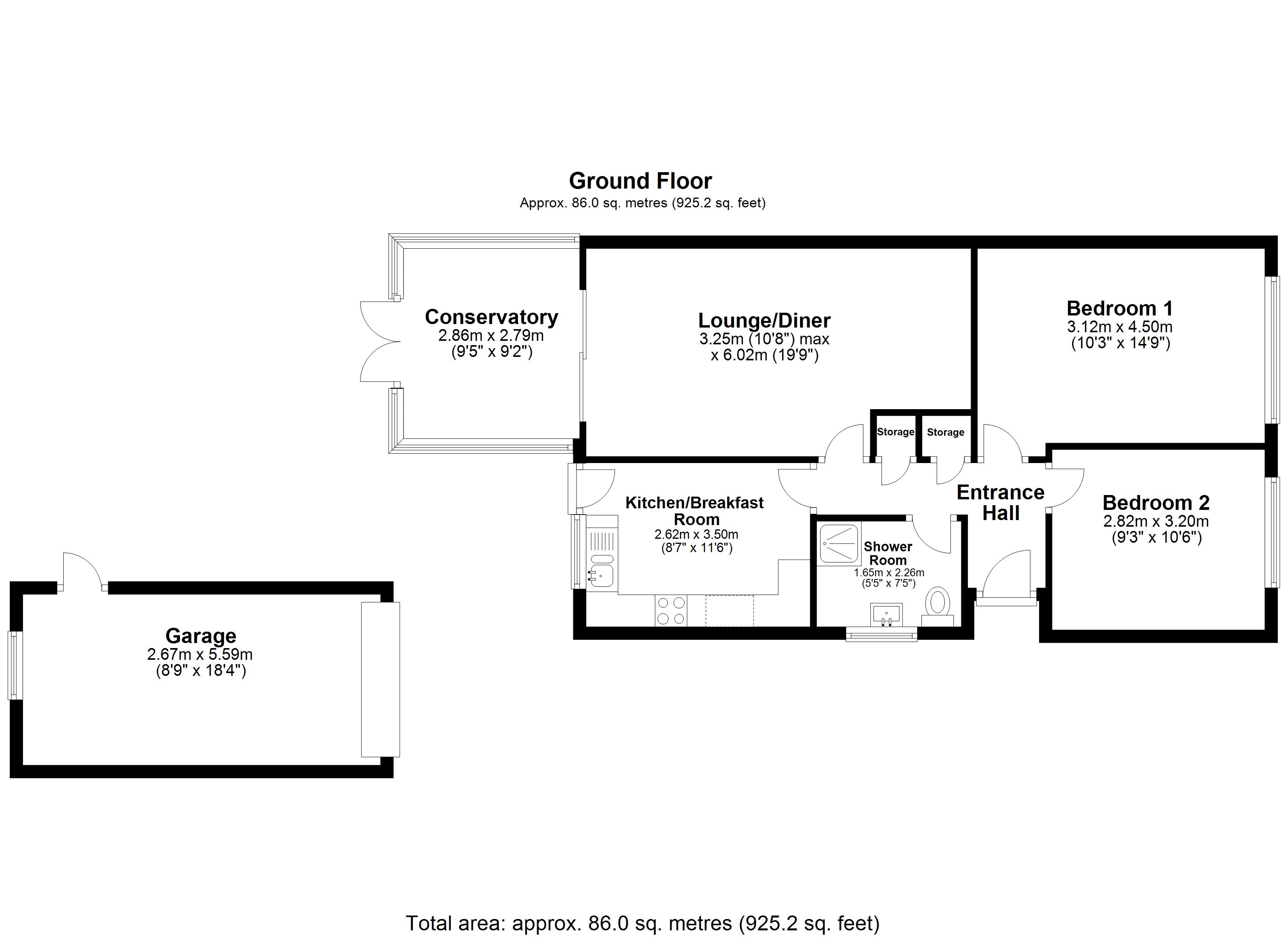 2 Bedrooms Bungalow for sale in Beacon Way, St. Osyth, Clacton-On-Sea CO16