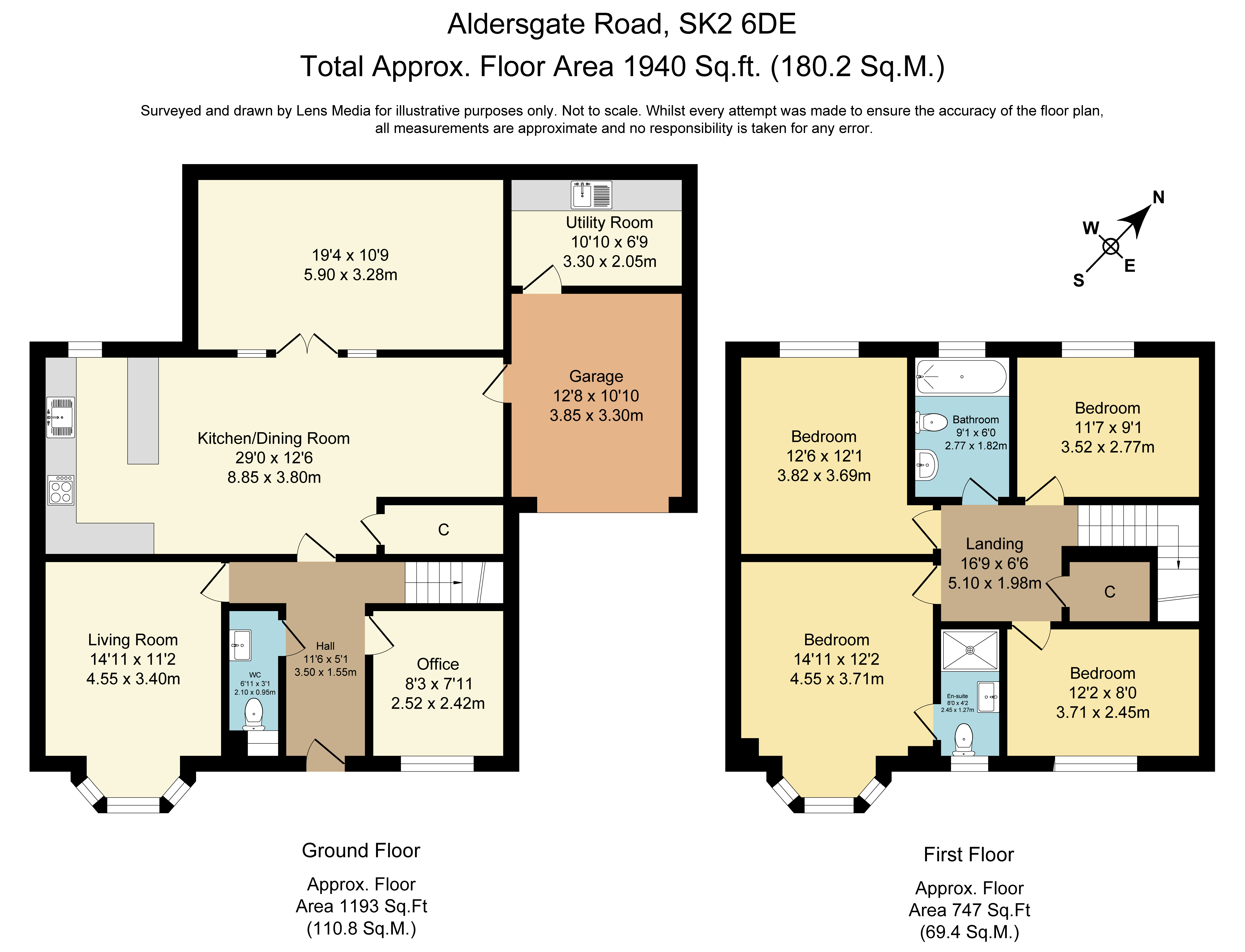 42, Aldersgate Road, Stockport floorplan