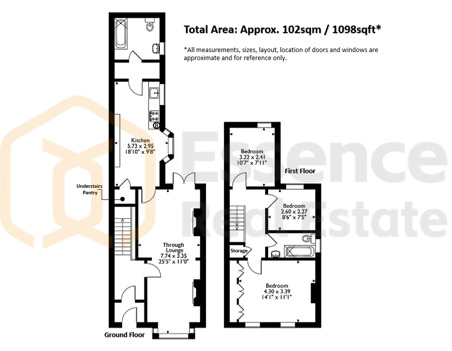 55, Watt Road, Birmingham floorplan
