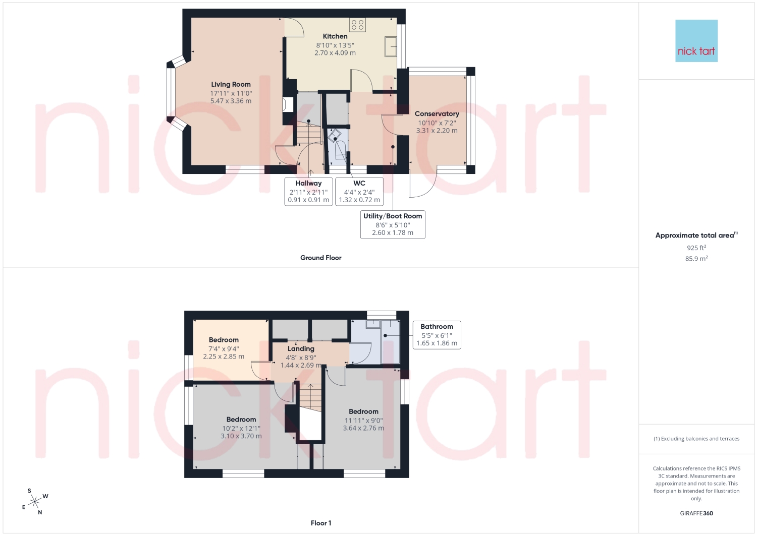 42, Park View, Broseley floorplan