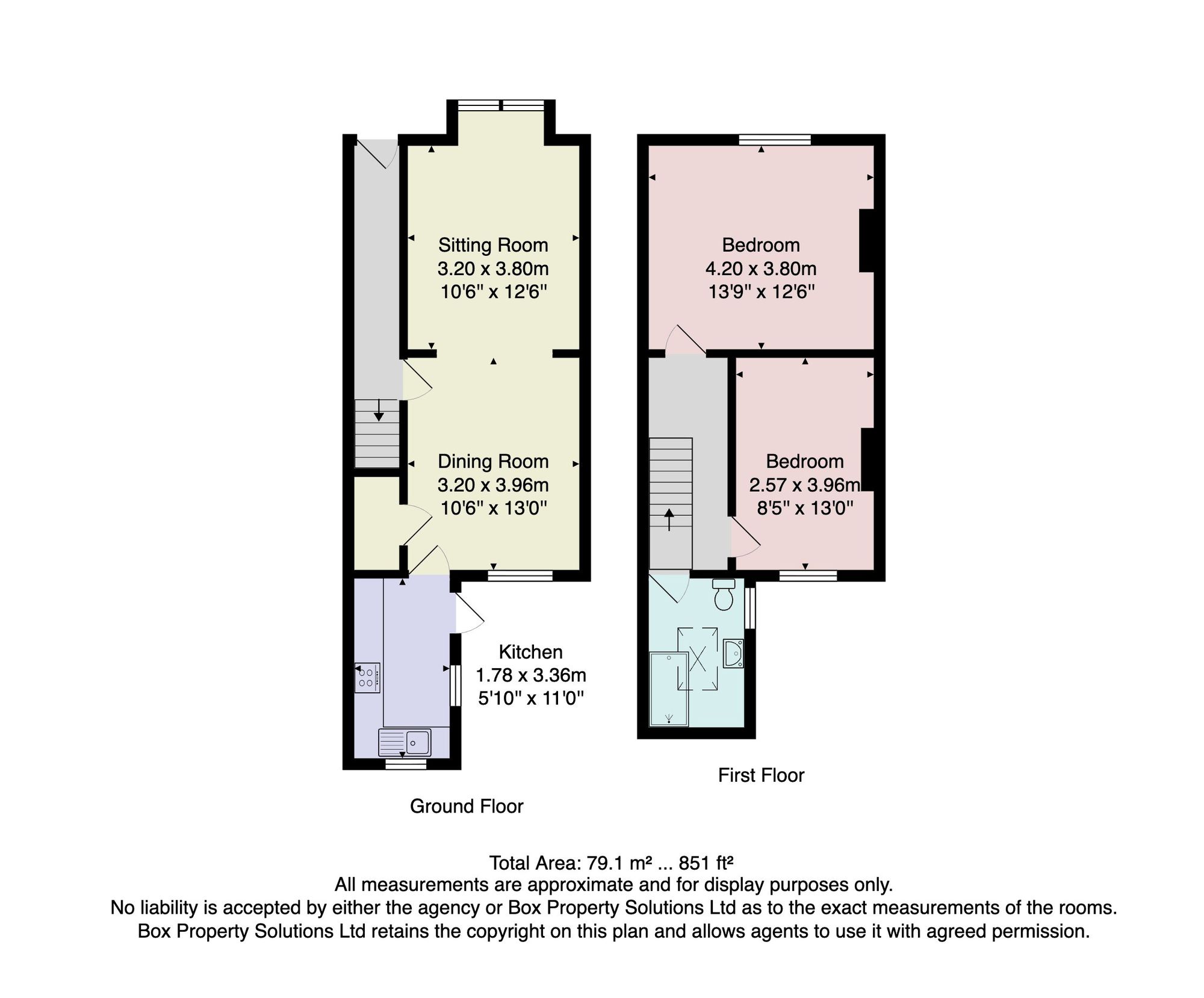 44 Grey Street, Harrogate floorplan