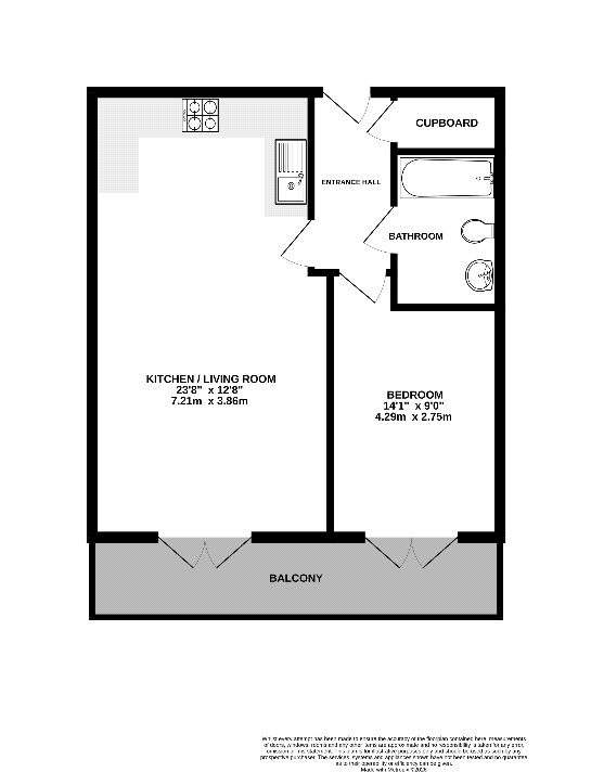 4 West Wing, Bramall Place,, Jubilee Drive, Fleet floorplan