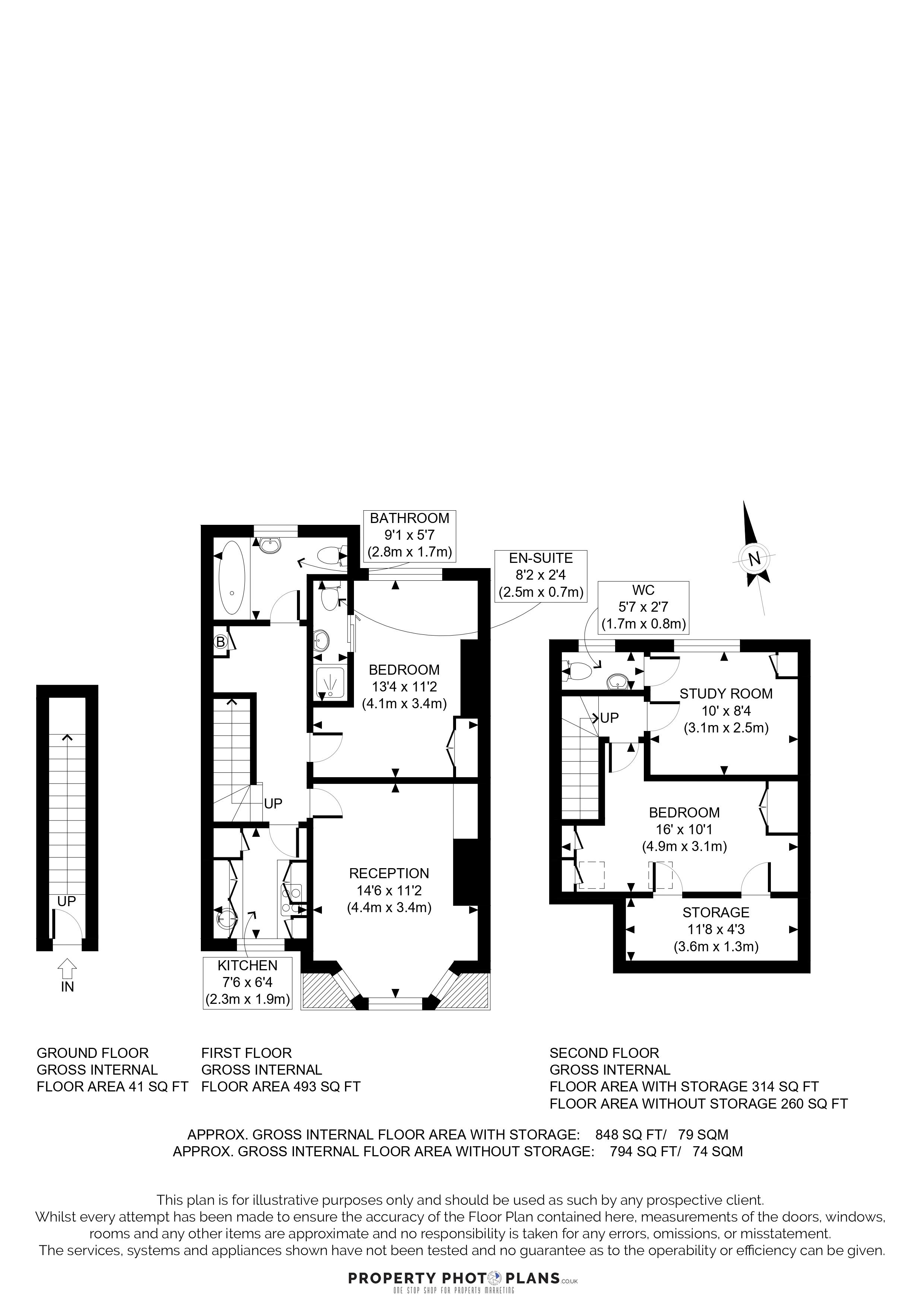 100b, Sussex Road, Harrow floorplan