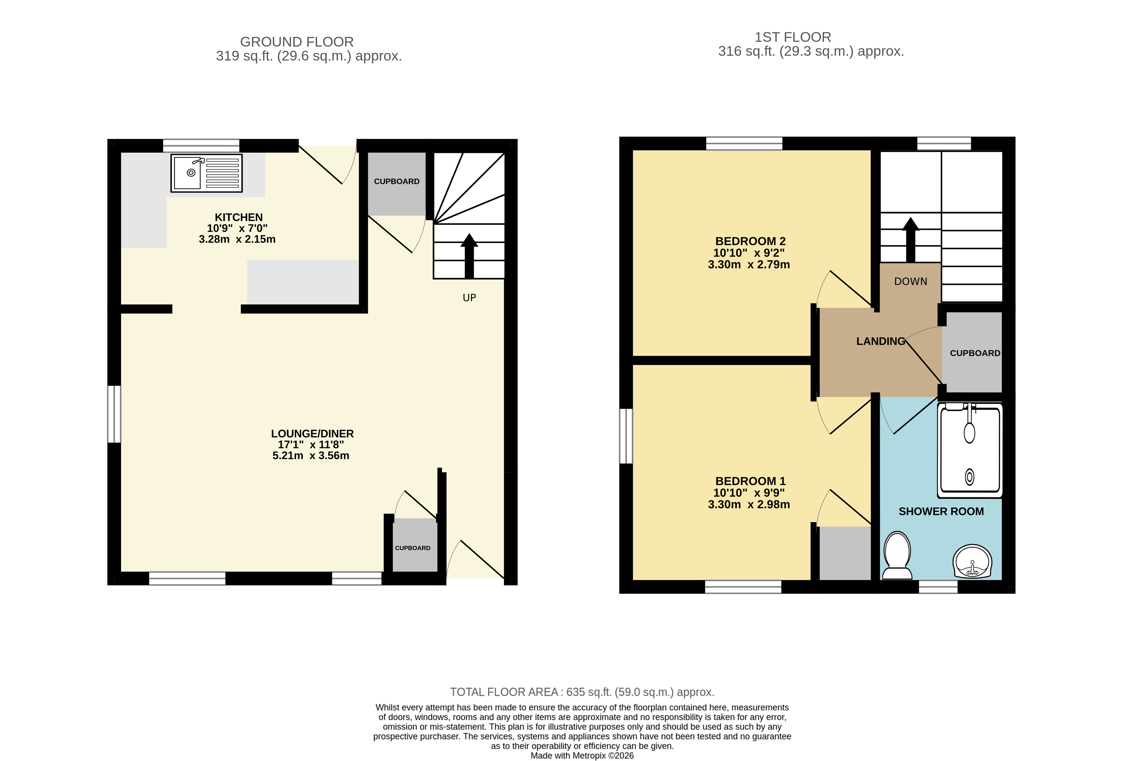 12 Garden Close, Braunton Devon, Devon floorplan