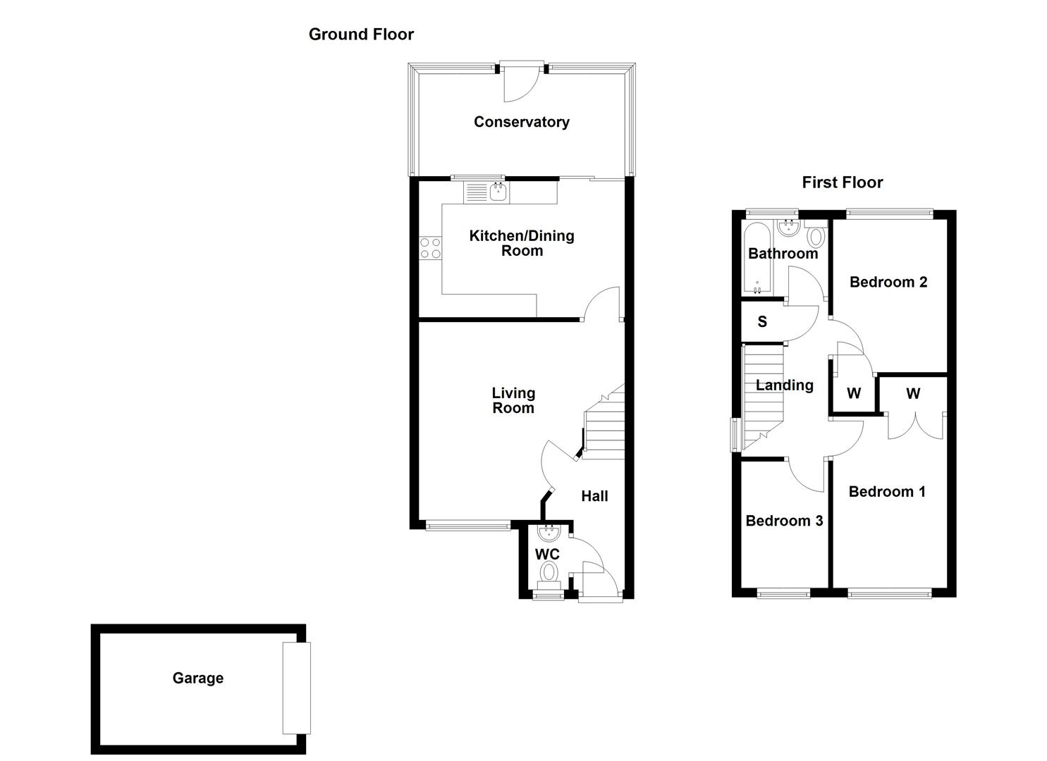 14, Bluebell Close, Biddulph floorplan