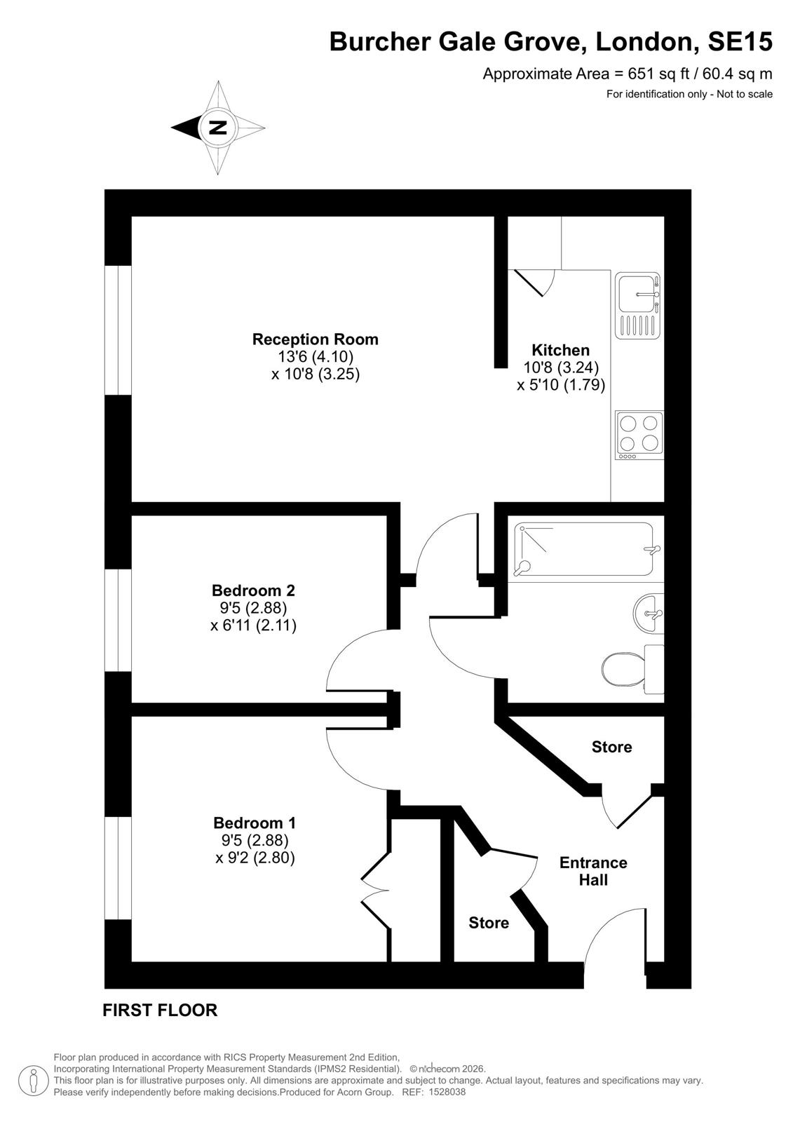 Burcher Gale Grove, London floorplan