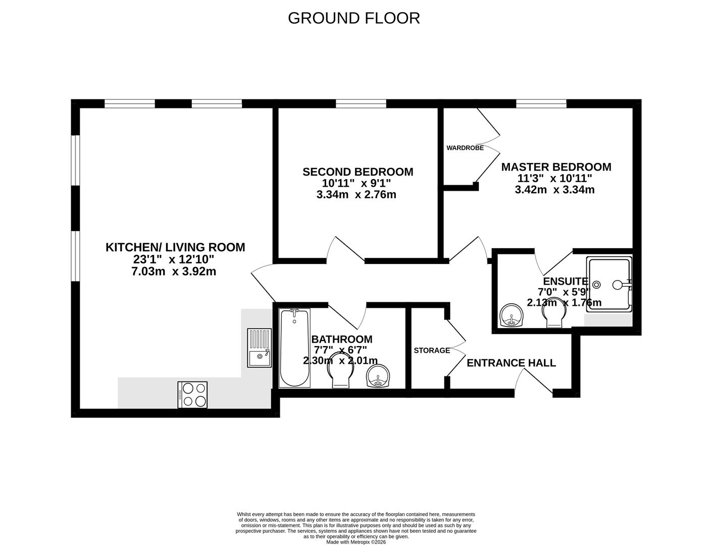 57 Friars Orchard, Gloucester floorplan