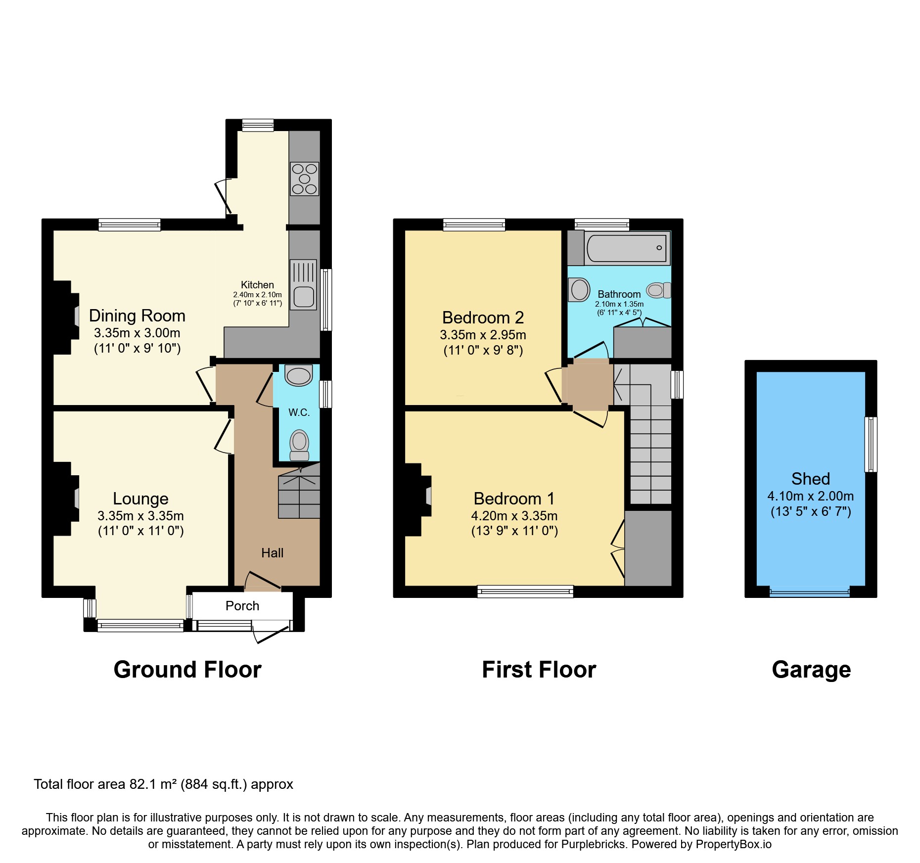 1 Brookside, George Green Road, Slough floorplan