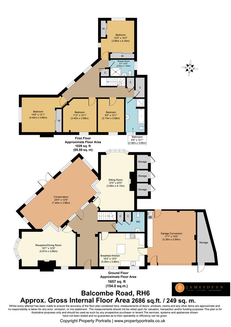 Brandy Hollow, 104 Balcombe Road, Horley floorplan