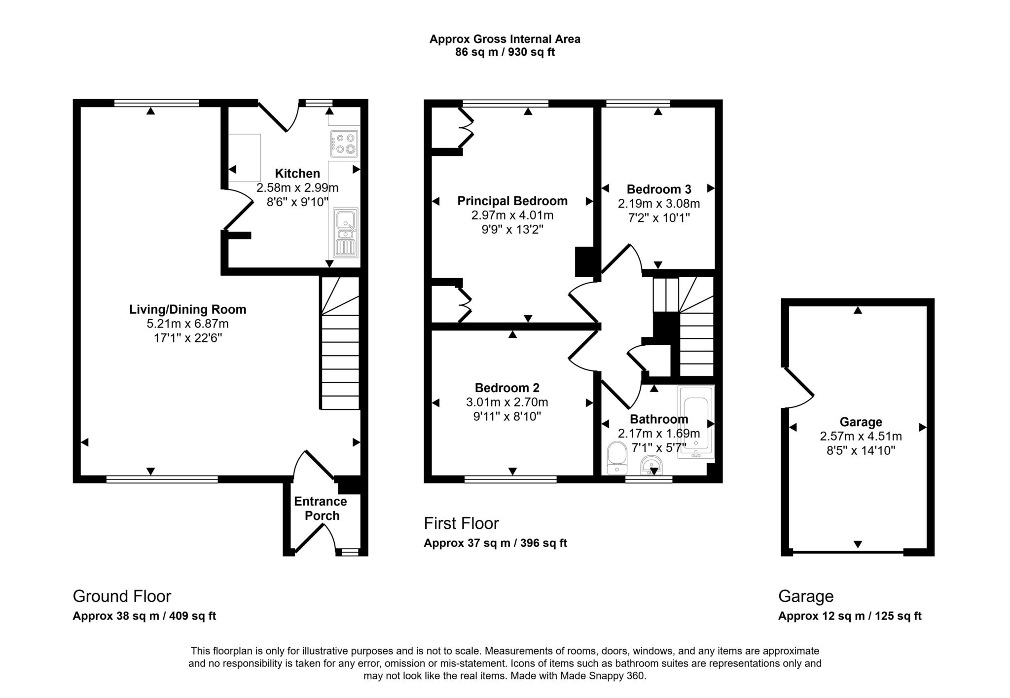 25, Plantation Crescent, Tewkesbury floorplan
