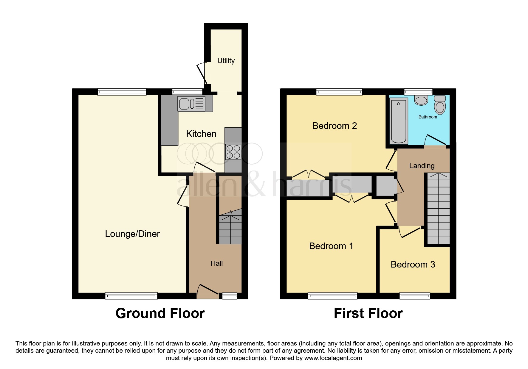 4, Castle Close, Dinas Powys floorplan