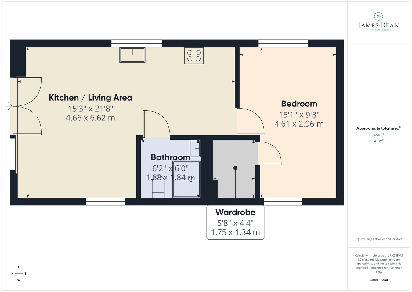 1 The Steps, Holiday Let, Ross-on-Wye floorplan