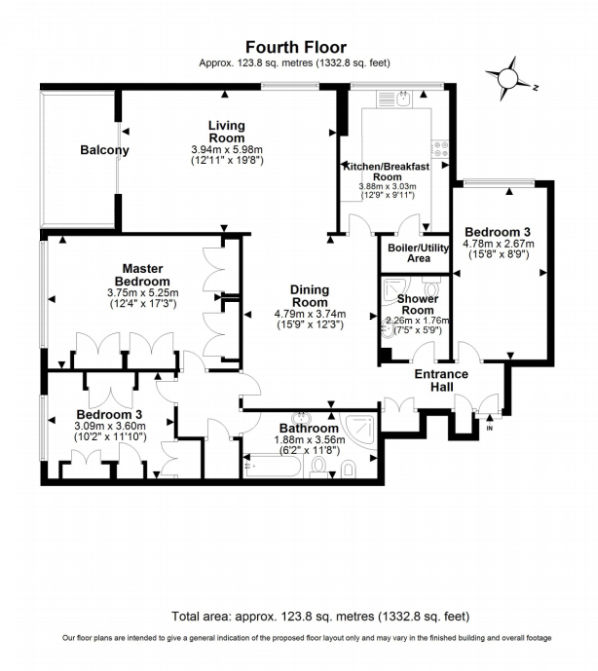 3 Bedrooms Flat for sale in The Bowls, Chigwell IG7