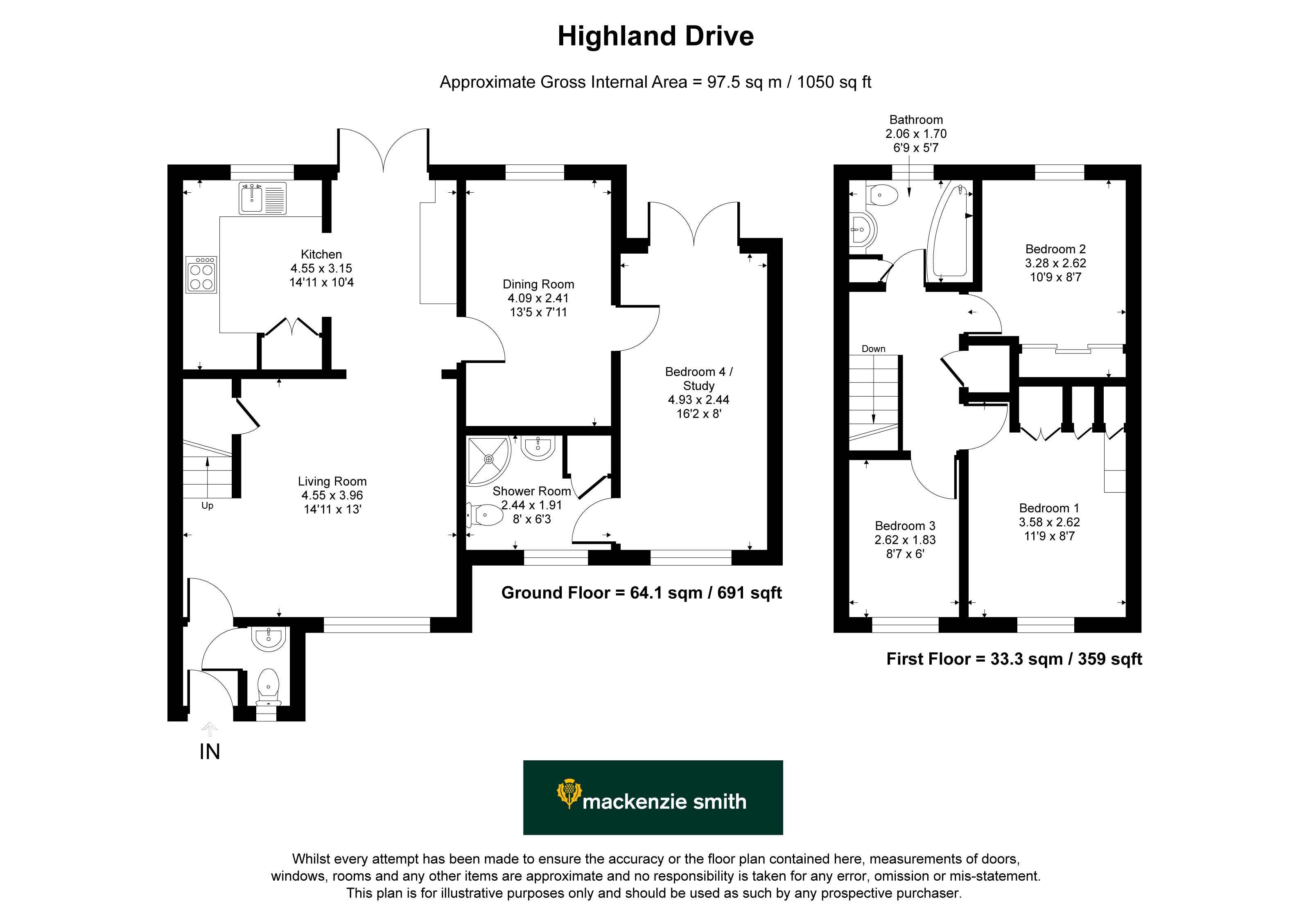 22, Highland Drive, Hampshire floorplan