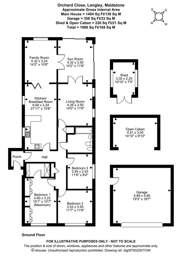 2 The Brishings, Orchard Close, Langley floorplan