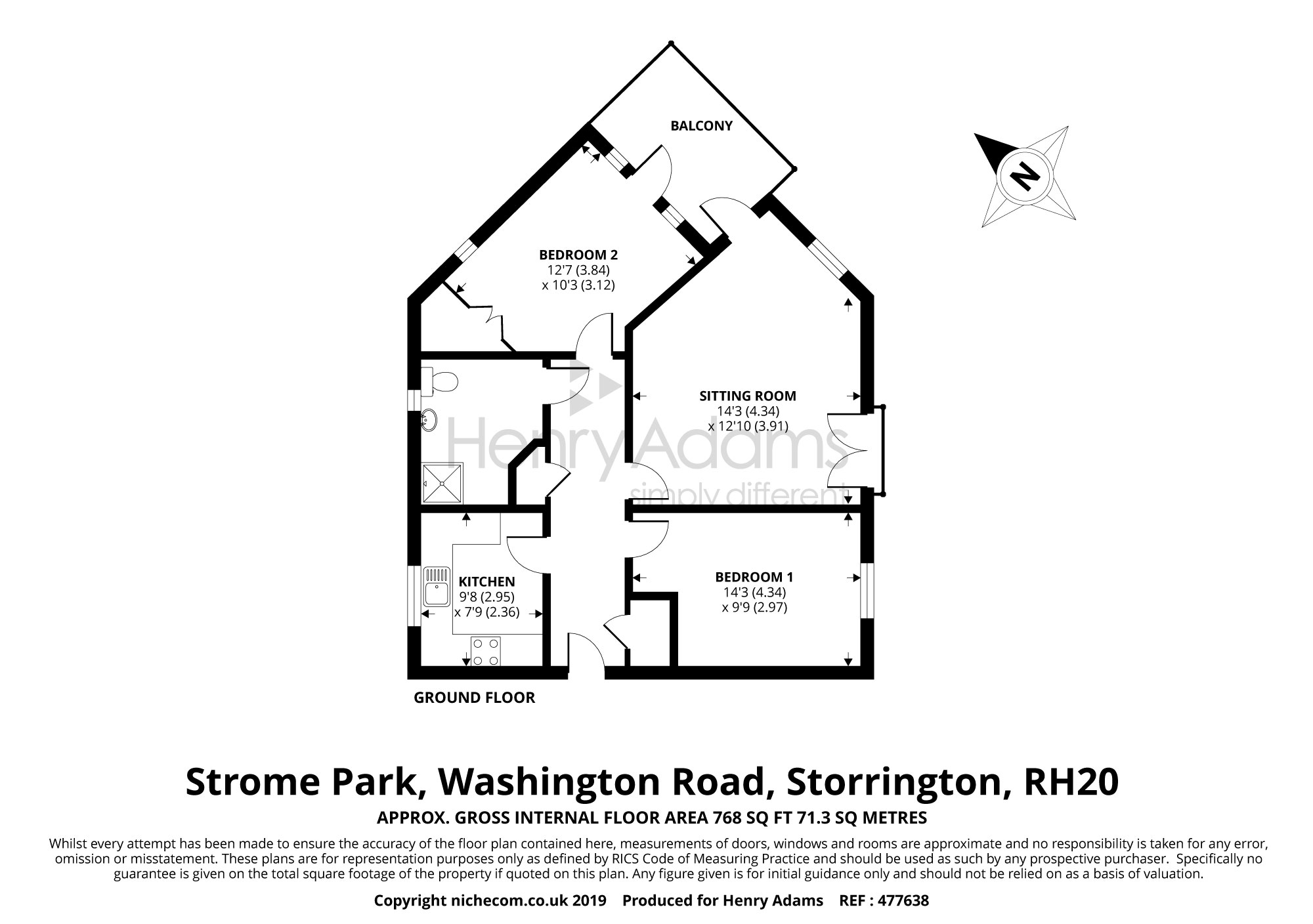 2 Bedrooms  for sale in Strome Park, Washington Road, Storrington RH20