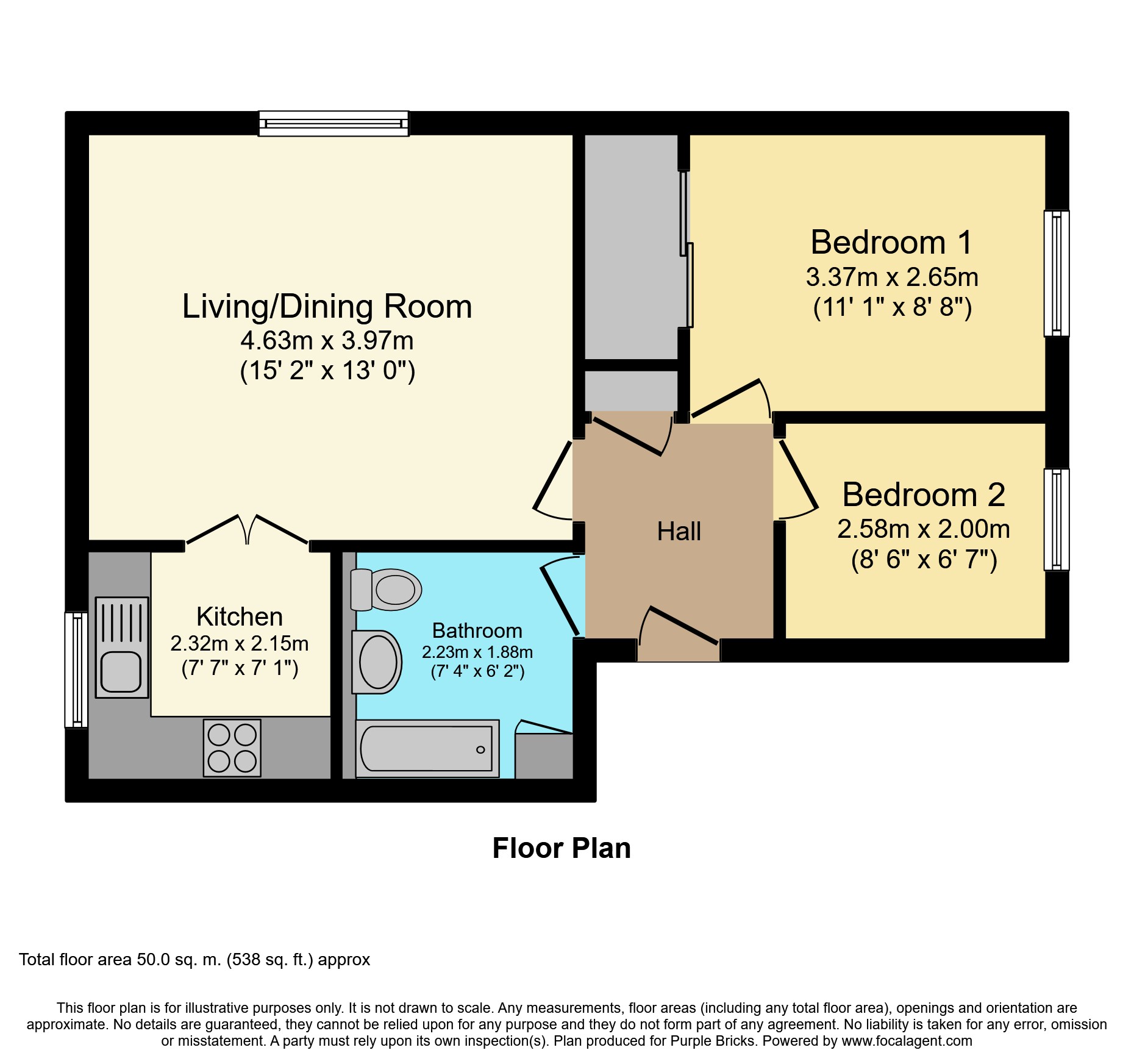 2 Bedrooms Flat for sale in Falcon Close, Dartford DA1