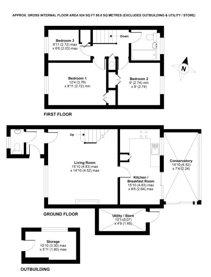 73, Buckingham Way, Camberley floorplan