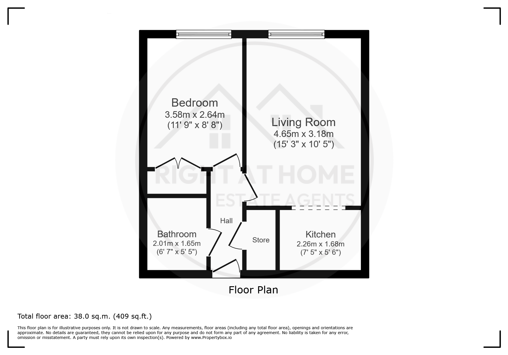 46 Homecourt House, Exeter floorplan
