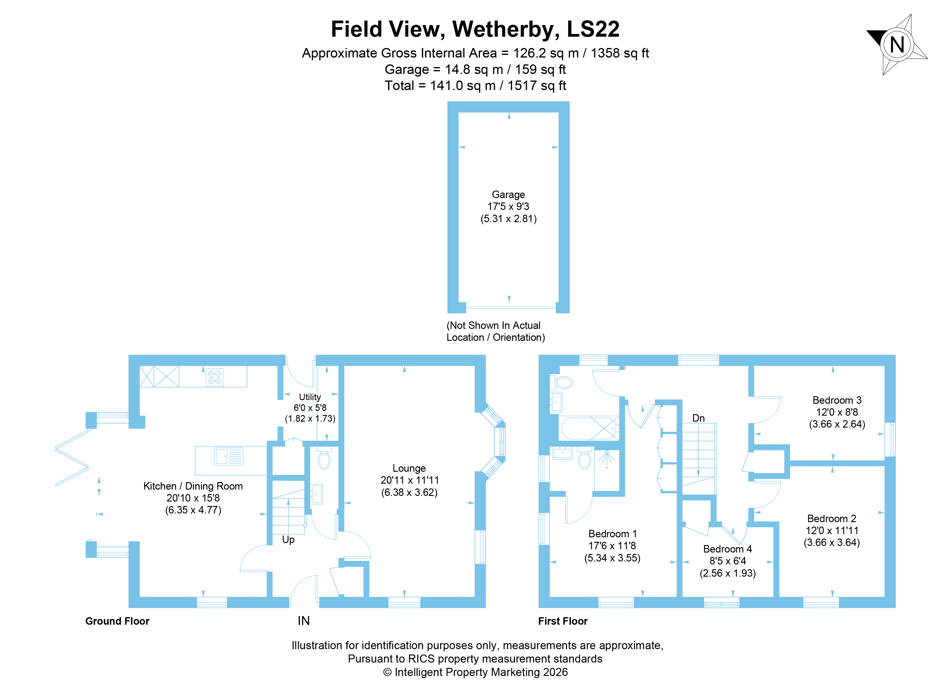 2, Field View, West Yorkshire floorplan