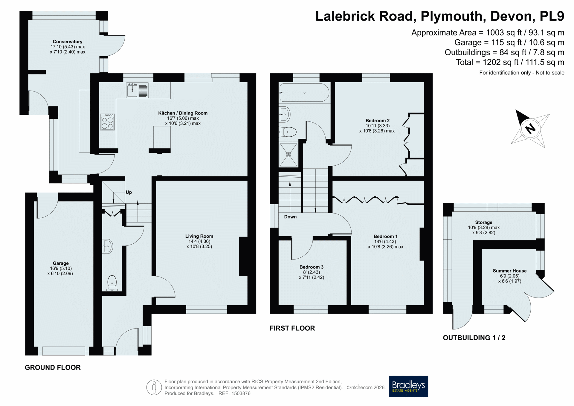 60, Lalebrick Road, Devon floorplan
