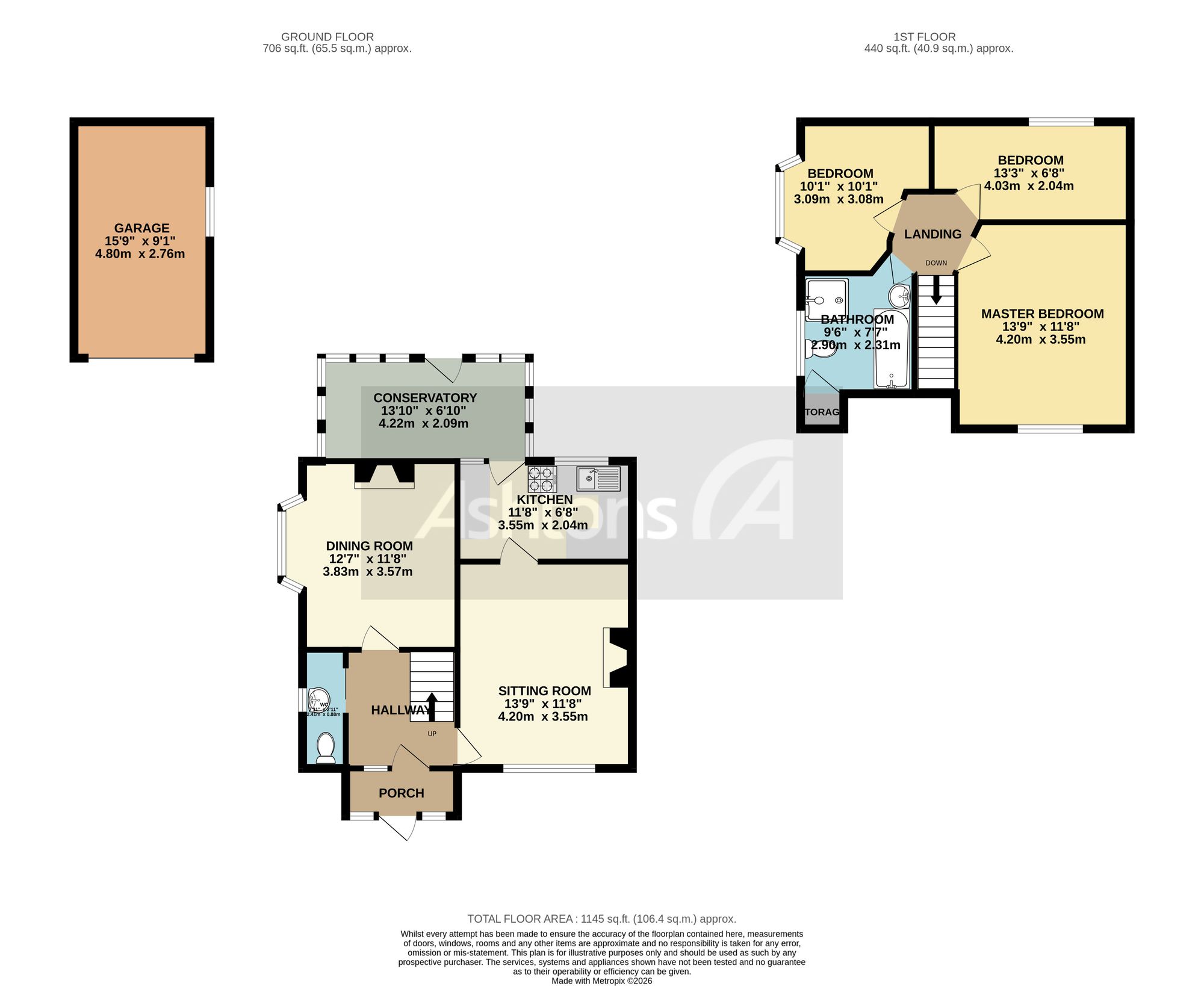 28 Orford Green, Warrington floorplan