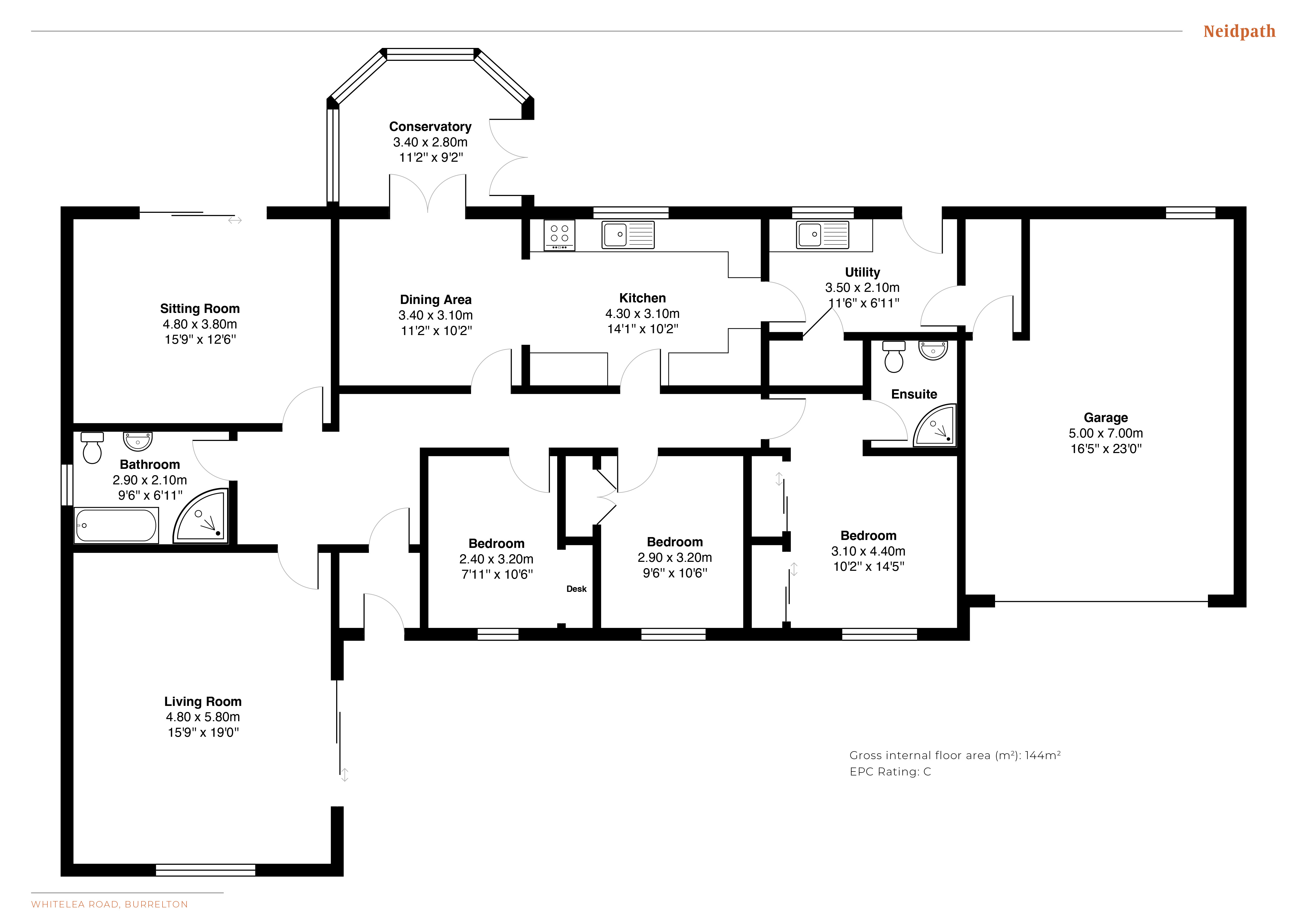 Whitelea Road, Blairgowrie floorplan