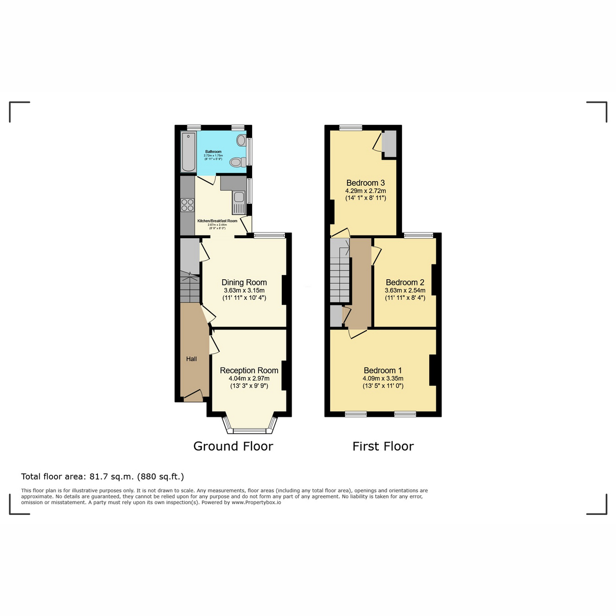 163, Belmont Road, Reading floorplan