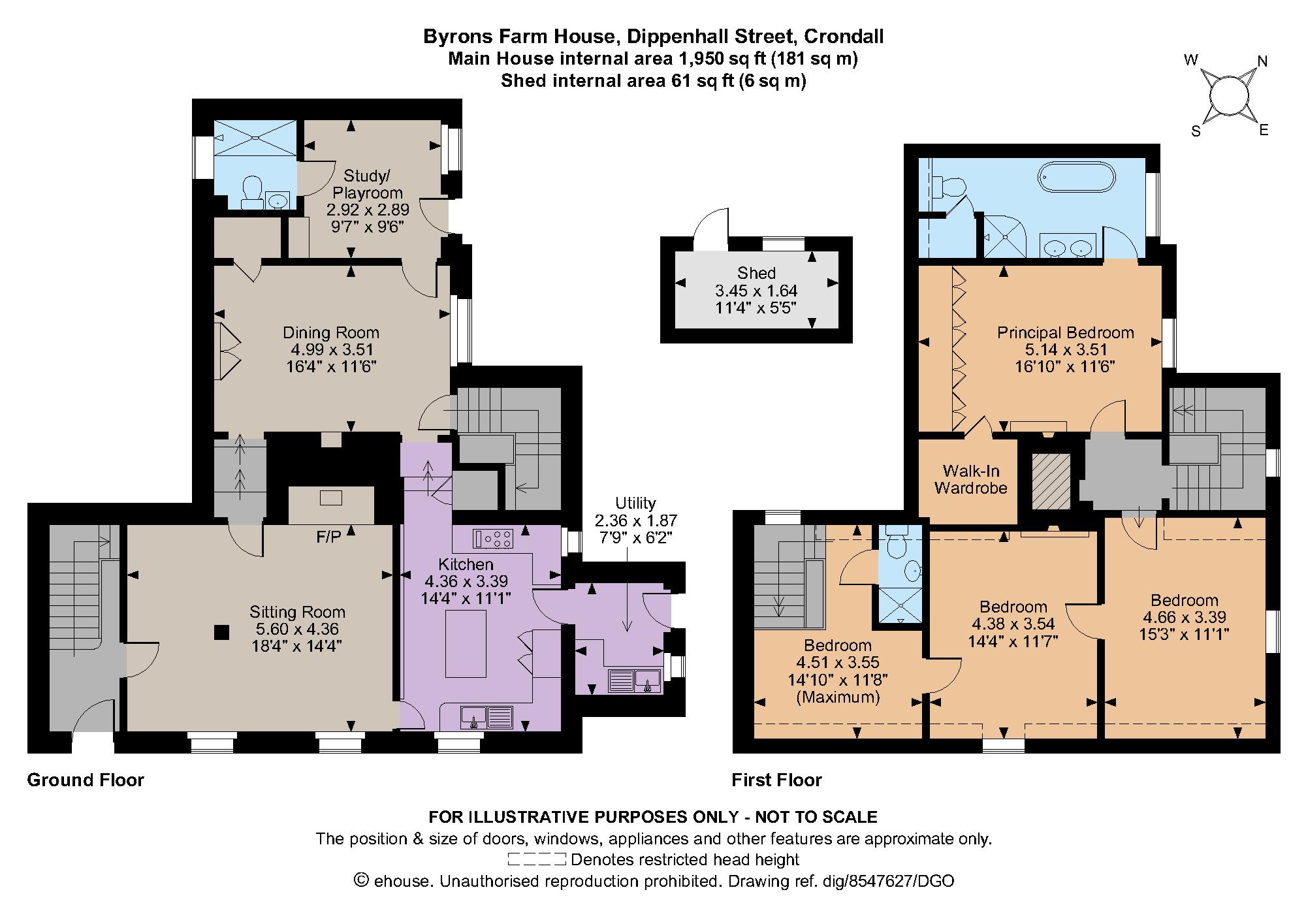 Dippenhall Street, Crondall, Farnham, Surrey GU10, 4 bedroom end terrace house for sale