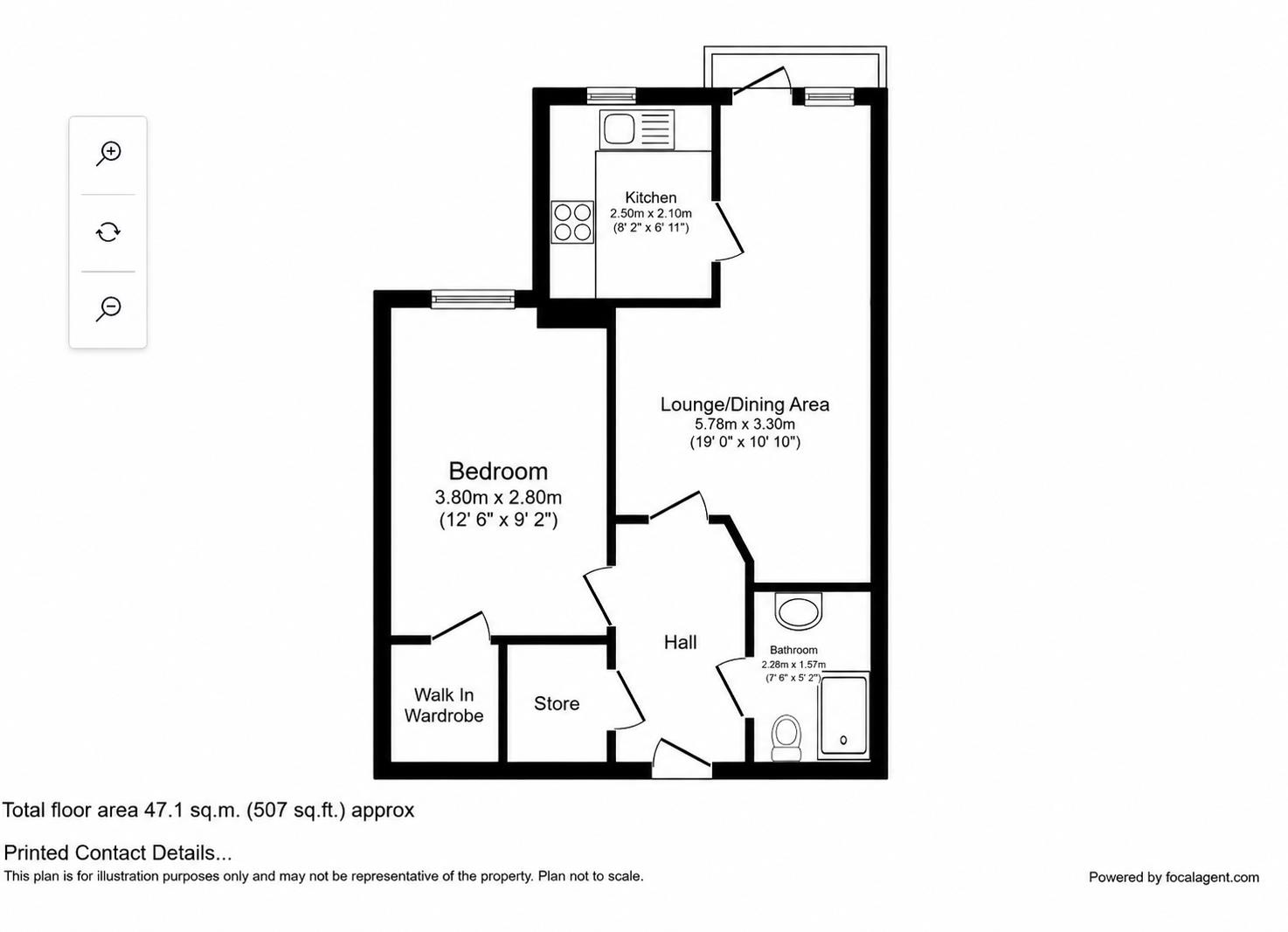 16 Lionheart Court, Sewardstone Road, Waltham Abbey floorplan