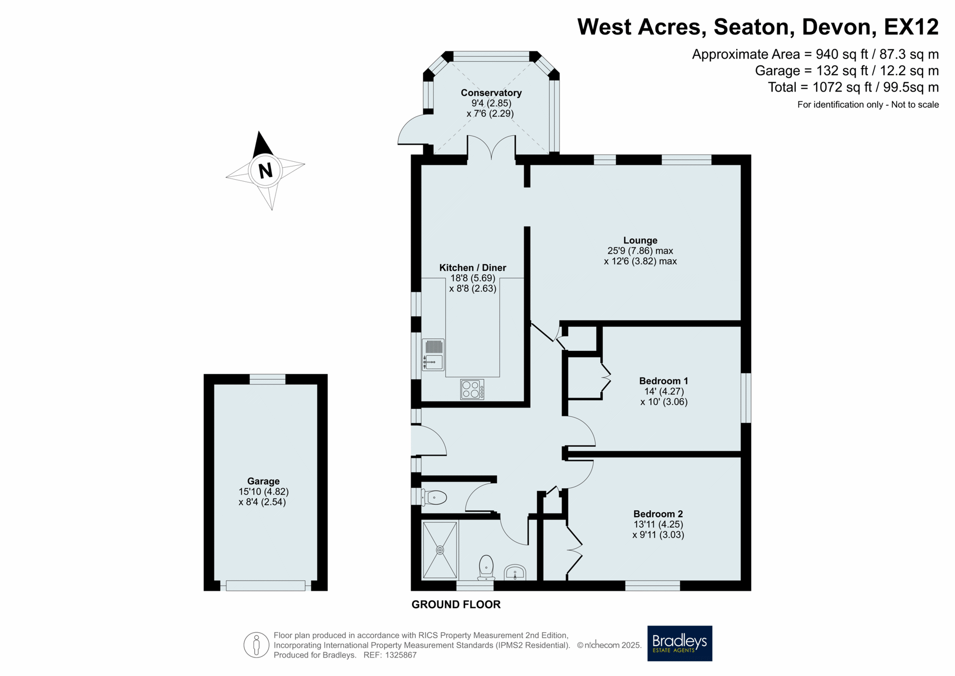 24, West Acres, Devon floorplan