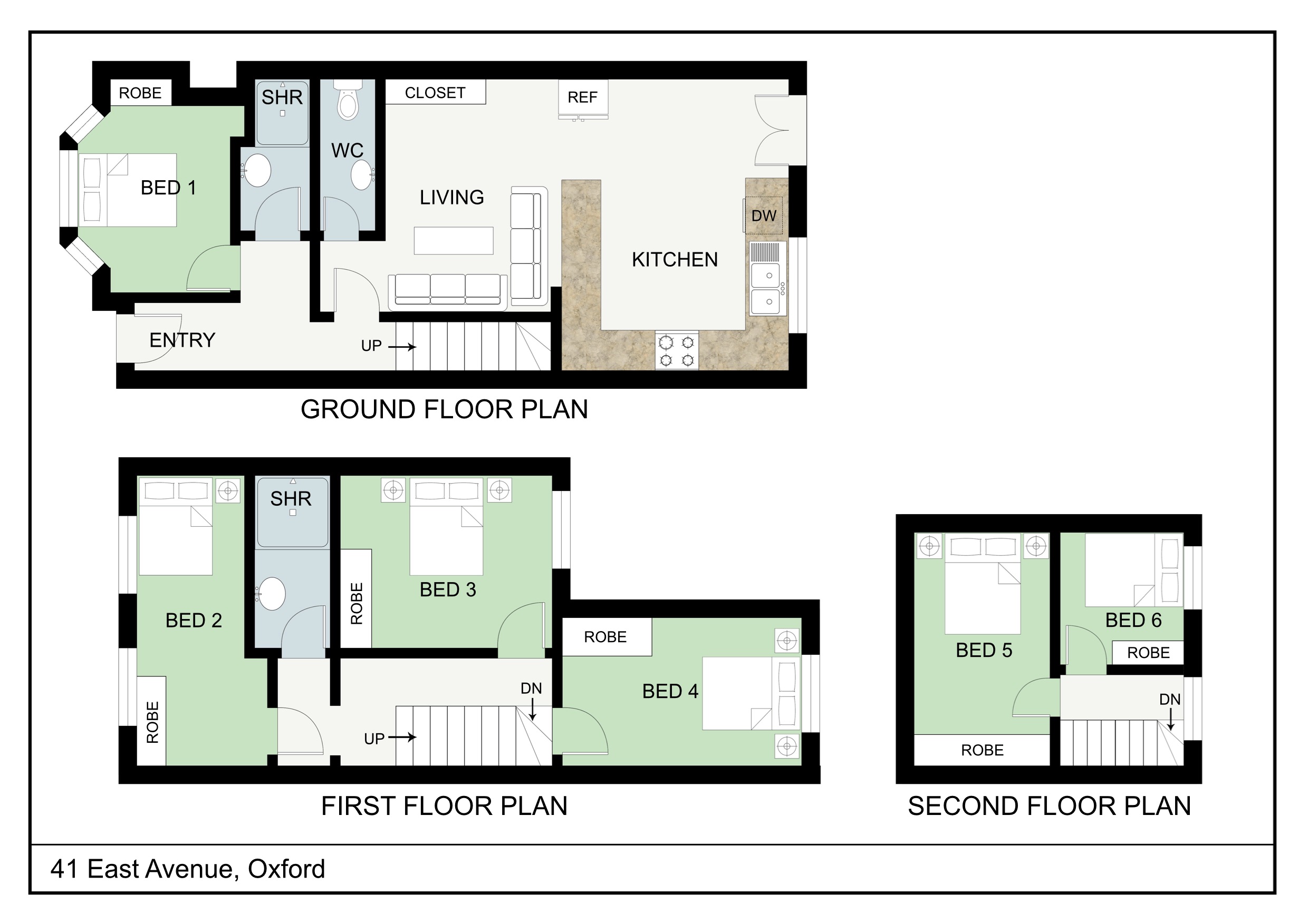 41, East Avenue, Oxford floorplan