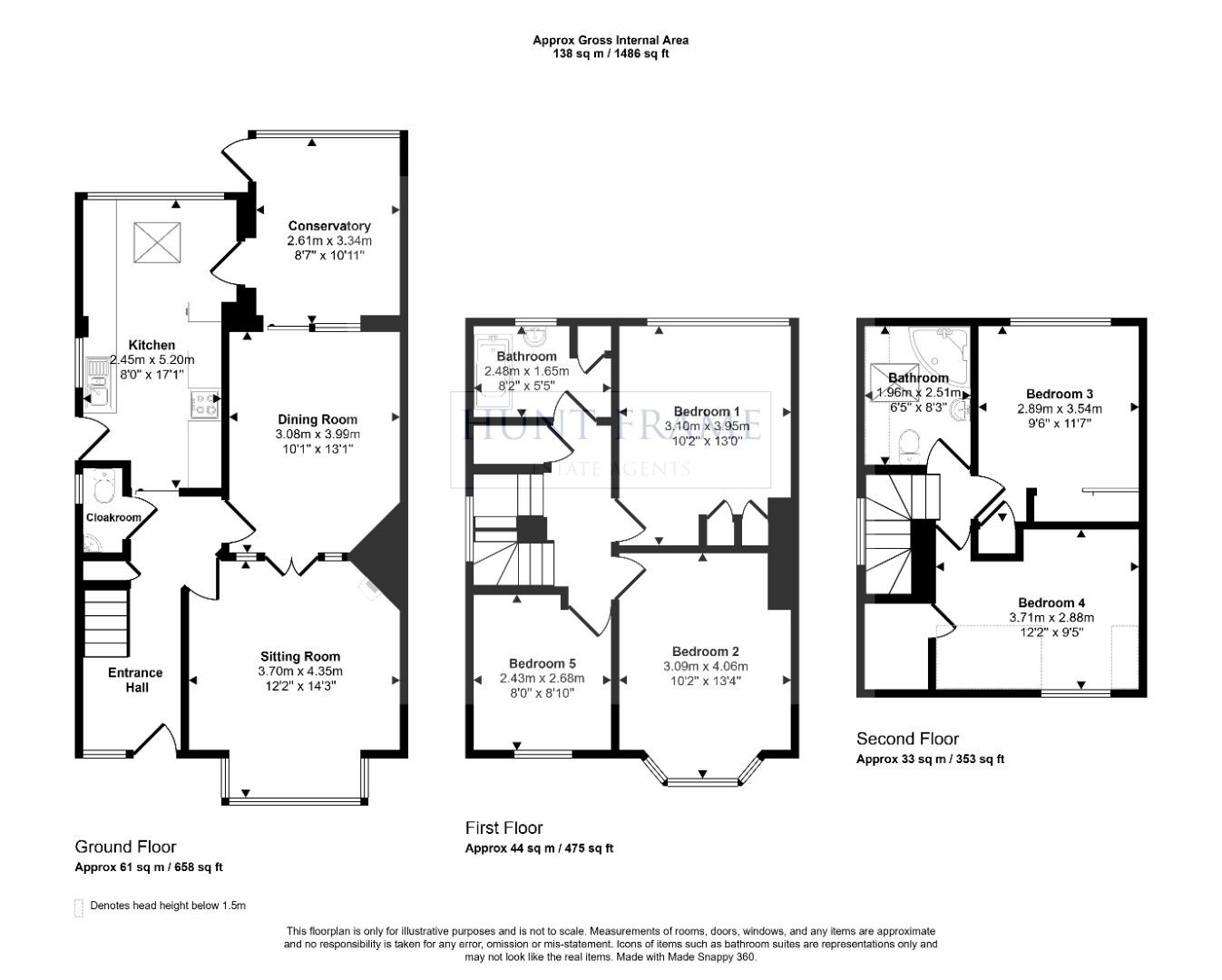 14, Cherry Garden Road, Eastbourne floorplan