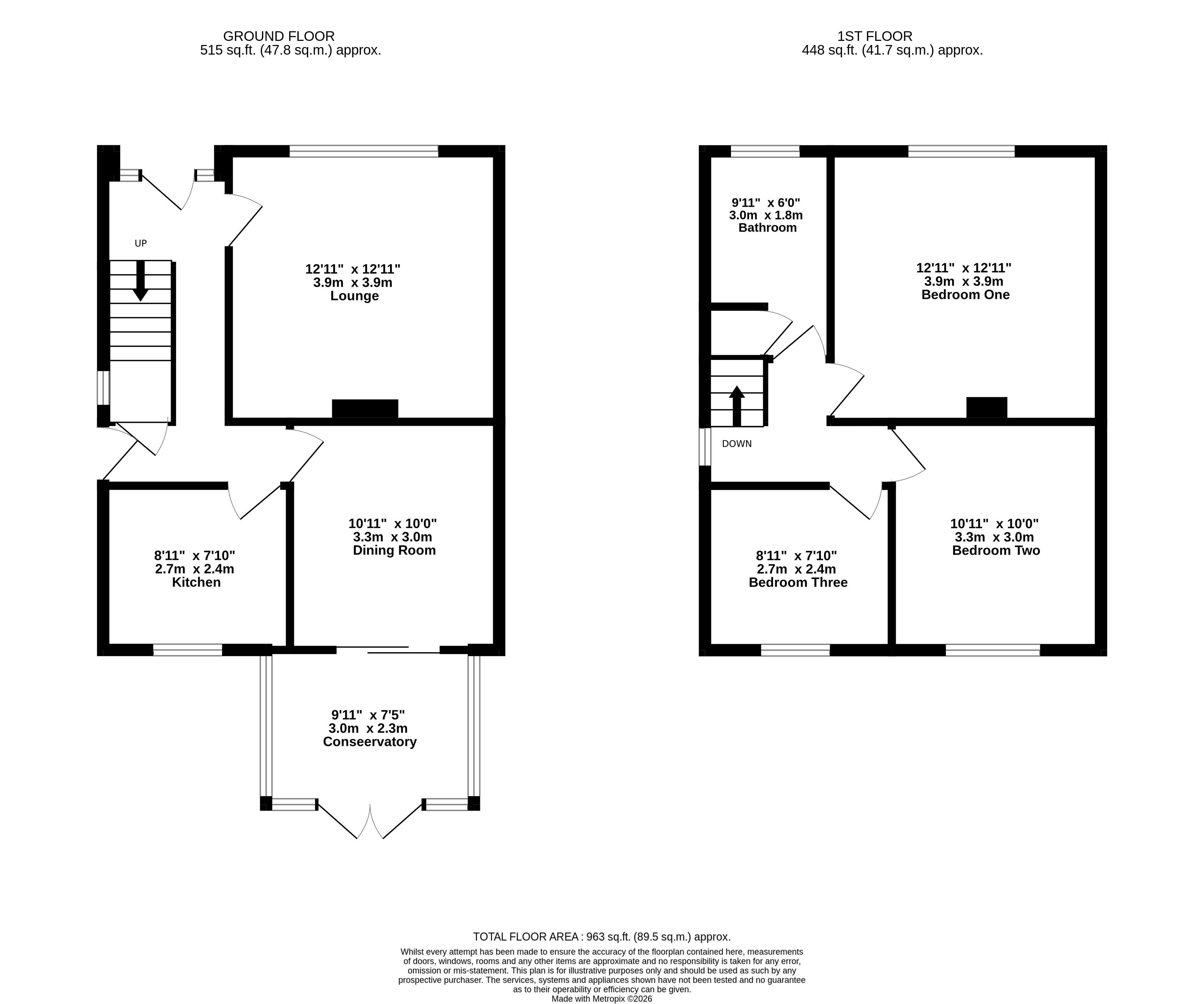 24, Butt Lane, Holmfirth floorplan